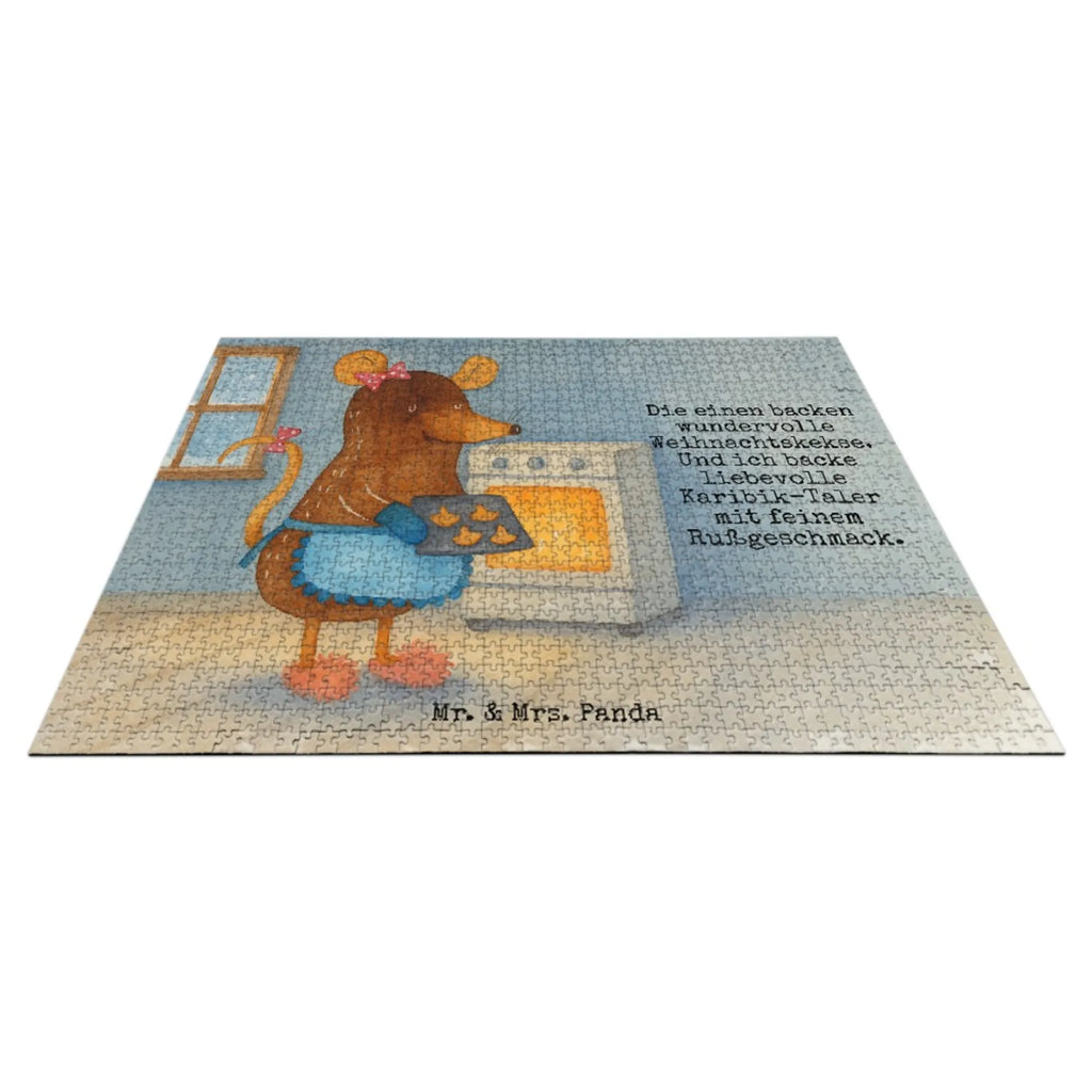 Puzzle Maus Kekse Design Puzzle, Winter, Weihnachten, Weihnachtsdeko, Nikolaus, Advent, Heiligabend, Wintermotiv, Plätzchen, Weihnachtsbäckerei, Chaosqueen, backen, Kekse, Maus, Weihnachtskekse