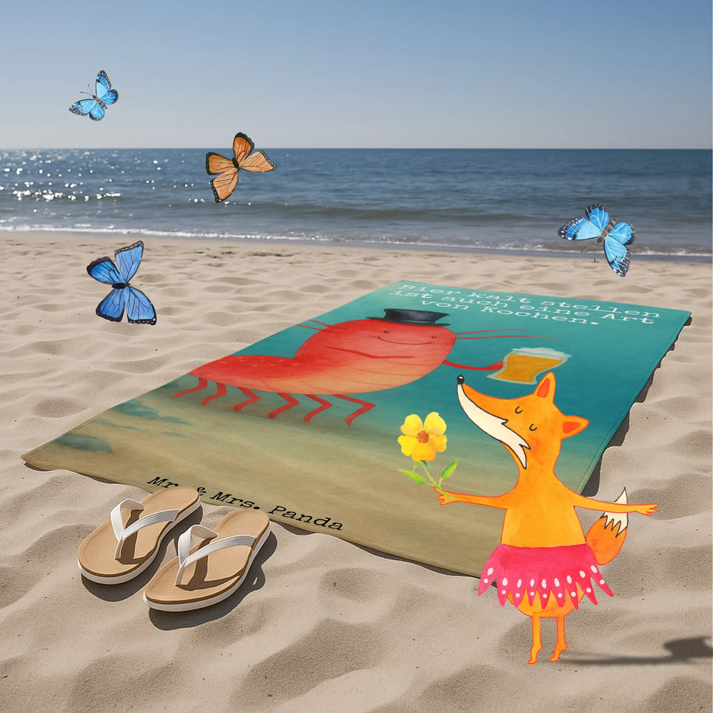 Badehandtuch Hummer Weizen Design Kinder Handtuch, Saunatuch, Badetuch, Strandtuch, Duschtuch, Meerestiere, Meer, Urlaub, Kneipe, Gasthaus, Männerhaushalt, Garnele, Bier, Wirtschaft, Junggeselle, Bierliebhaber, Kochen, Junggesellin, Garnelen