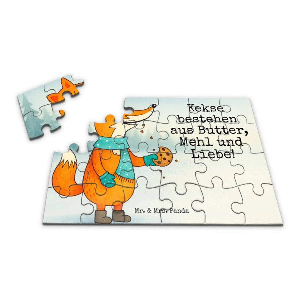 Puzzle Fuchs Keks Design Puzzle, Fuchs, Füchse, Liebe, Küche Deko, Backen Spruch, Kekse, Weihnachtszeit, Winter, Plätzchen