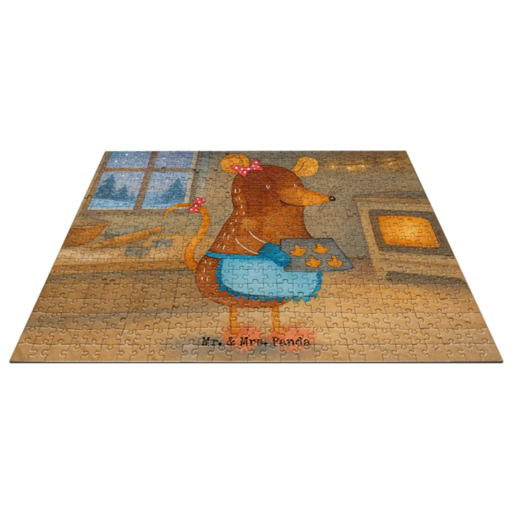 Puzzle Maus Kekse Design Puzzle, Winter, Weihnachten, Weihnachtsdeko, Nikolaus, Advent, Heiligabend, Wintermotiv, Plätzchen, Weihnachtsbäckerei, Chaosqueen, backen, Kekse, Maus, Weihnachtskekse