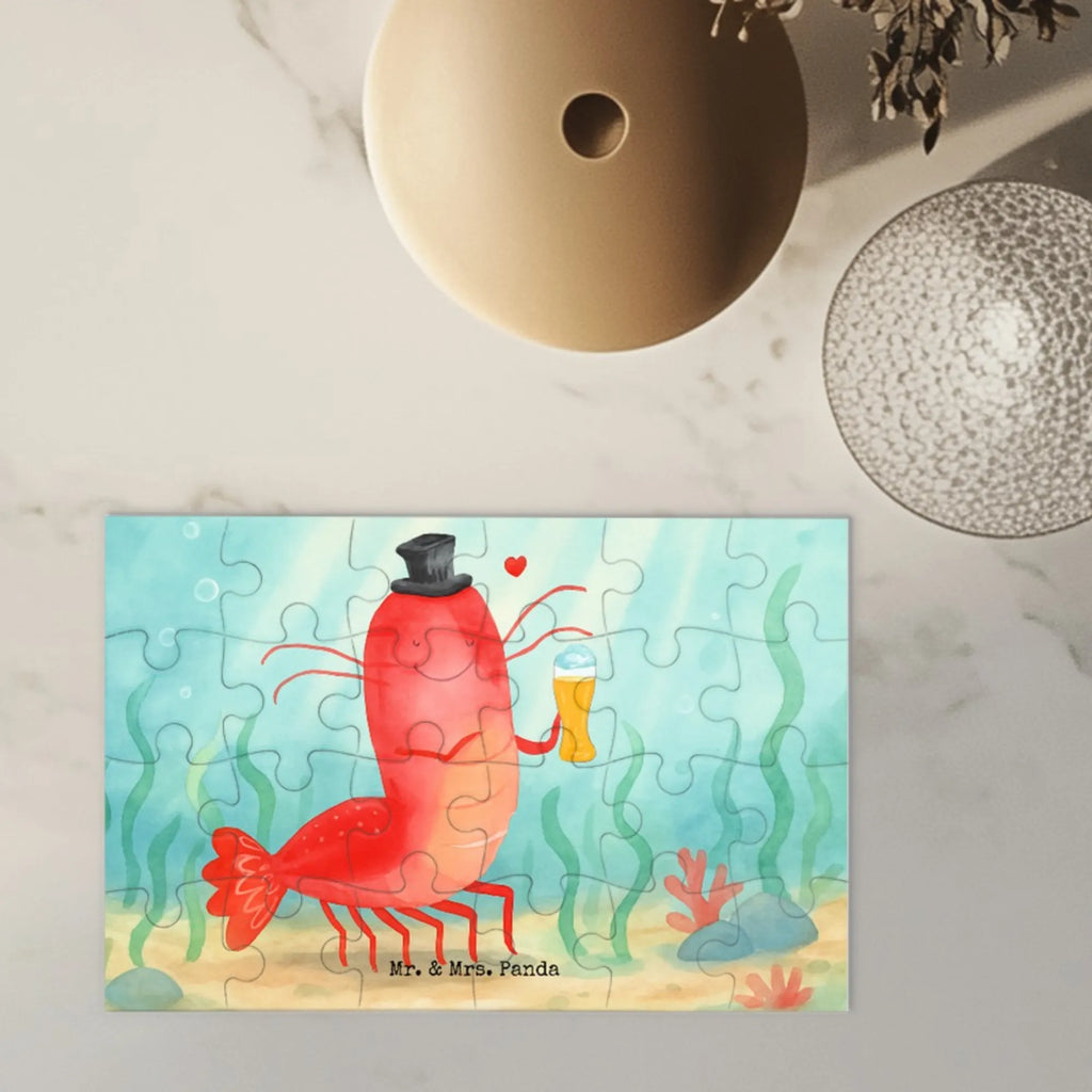 Puzzle Hummer Weizen Design Puzzle, Meerestiere, Meer, Urlaub, Kneipe, Bier, Garnele, Kochen, Junggeselle, Gasthaus, Wirtschaft, Junggesellin, Garnelen, Bierliebhaber, Männerhaushalt