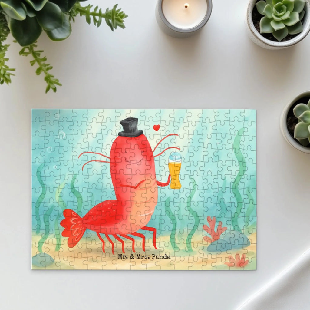 Puzzle Hummer Weizen Design Puzzle, Meerestiere, Meer, Urlaub, Kneipe, Bier, Garnele, Kochen, Junggeselle, Gasthaus, Wirtschaft, Junggesellin, Garnelen, Bierliebhaber, Männerhaushalt