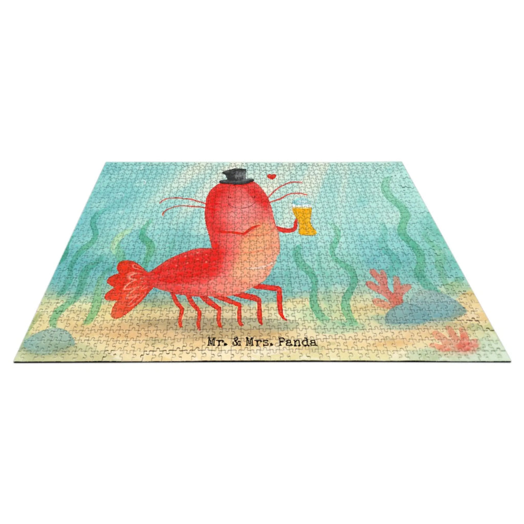 Puzzle Hummer Weizen Design Puzzle, Meerestiere, Meer, Urlaub, Kneipe, Bier, Garnele, Kochen, Junggeselle, Gasthaus, Wirtschaft, Junggesellin, Garnelen, Bierliebhaber, Männerhaushalt