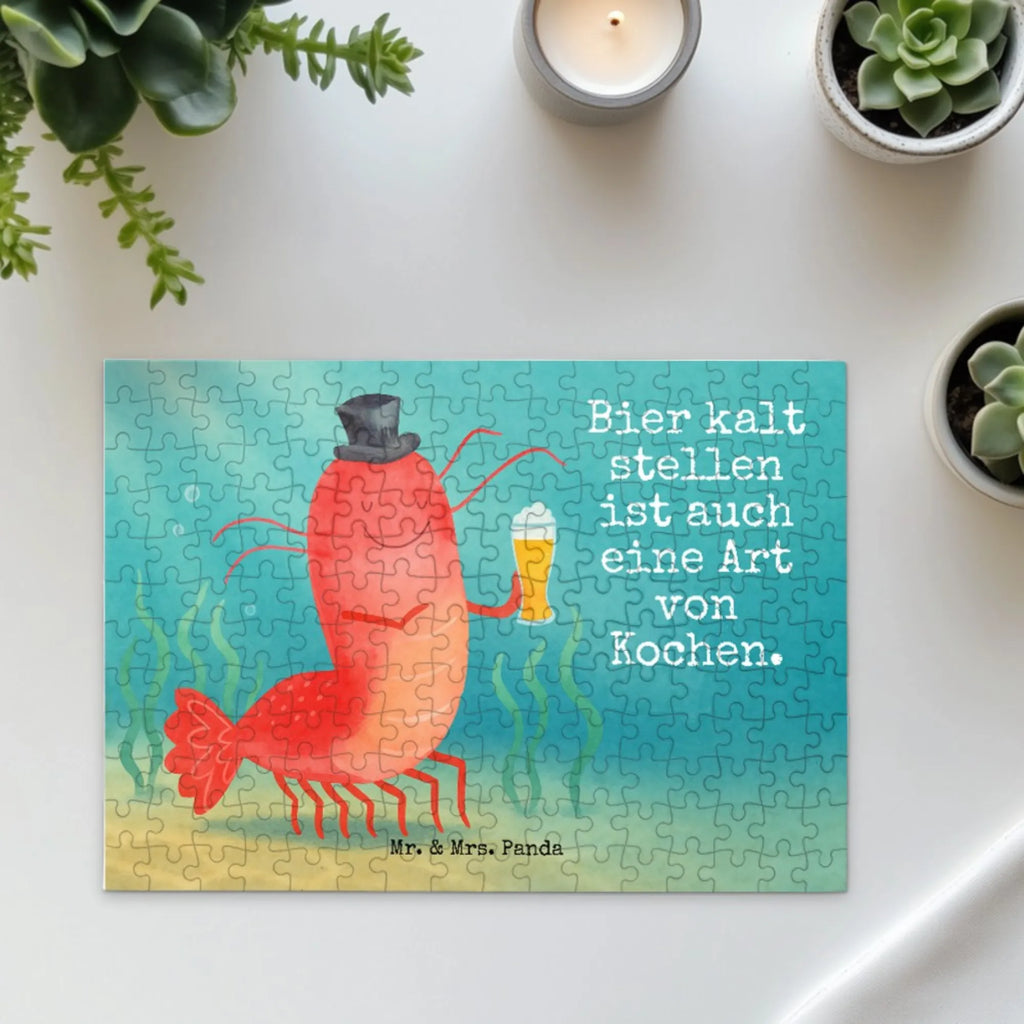 Puzzle Hummer Weizen Design Puzzle, Meerestiere, Meer, Urlaub, Kneipe, Bier, Garnele, Kochen, Junggeselle, Gasthaus, Wirtschaft, Junggesellin, Garnelen, Bierliebhaber, Männerhaushalt