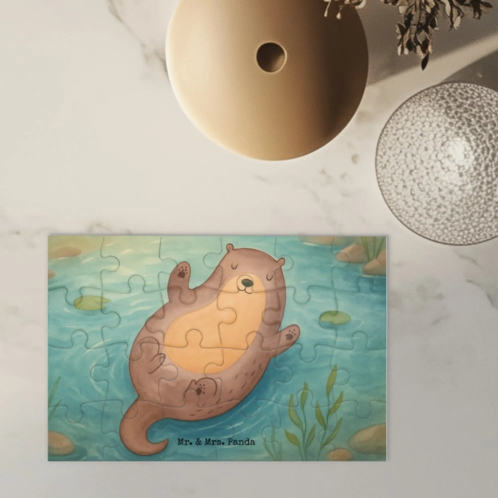 Puzzle Otter Umarmen Design Puzzle, Otter, Fischotter, Seeotter, Otter Seeotter See Otter