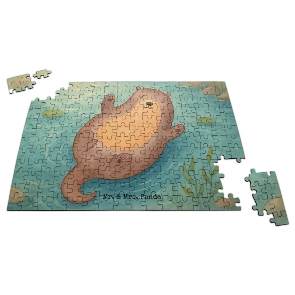 Puzzle Otter Umarmen Design Puzzle, Otter, Fischotter, Seeotter, Otter Seeotter See Otter