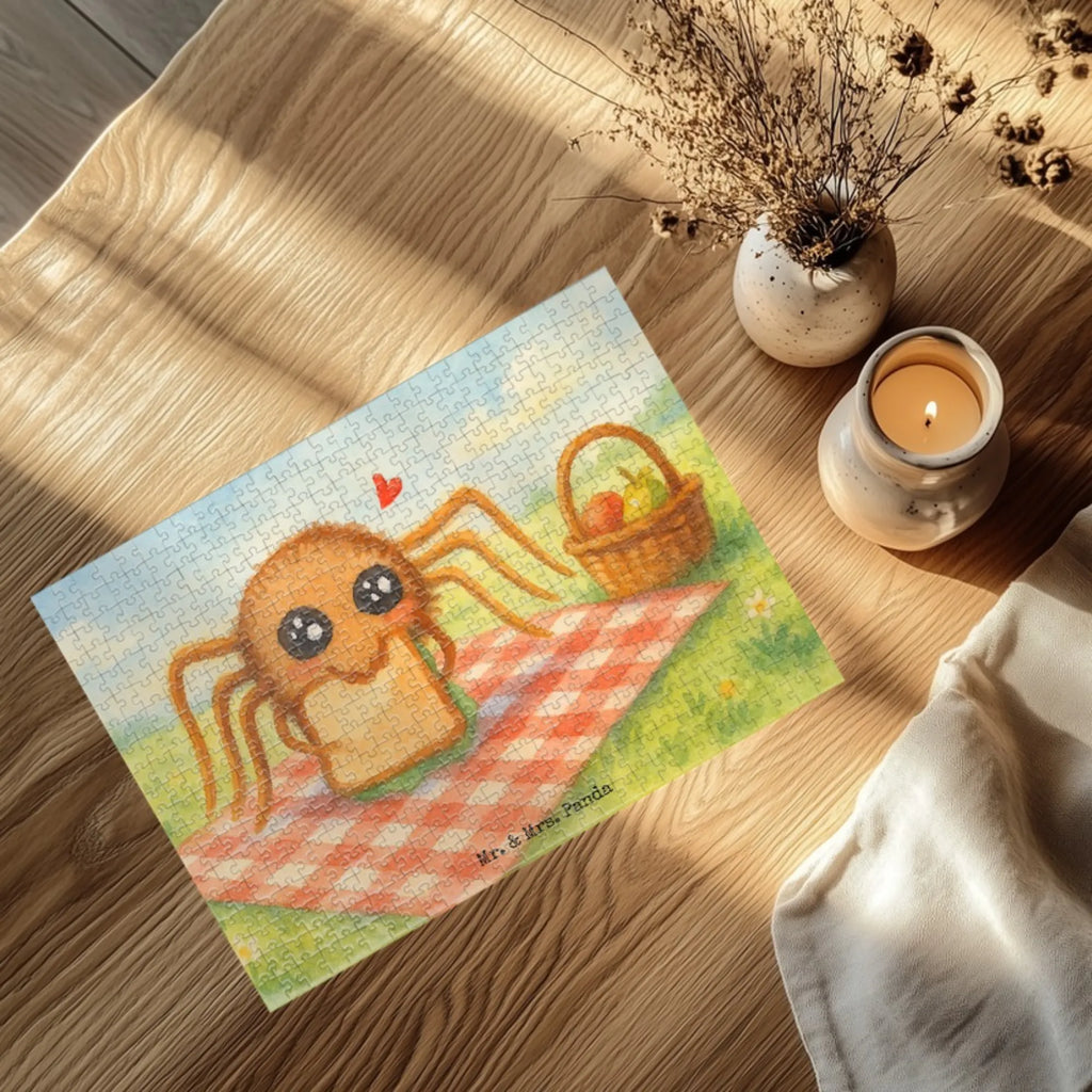 Puzzle Spinne Agathe Sandwich Design Puzzle, Spinne Agathe, Spinne, Agathe, Videos, Merchandise, Glück, Lebensfreude, Hunger, Hungrig, Verfressen, Alles wird gut, Mut
