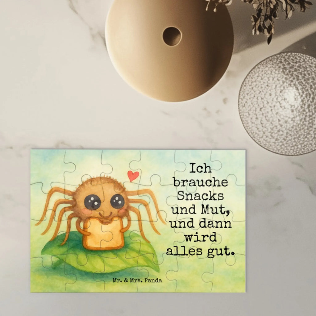 Puzzle Spinne Agathe Sandwich Design Puzzle, Spinne Agathe, Spinne, Agathe, Videos, Merchandise, Glück, Lebensfreude, Hunger, Hungrig, Verfressen, Alles wird gut, Mut