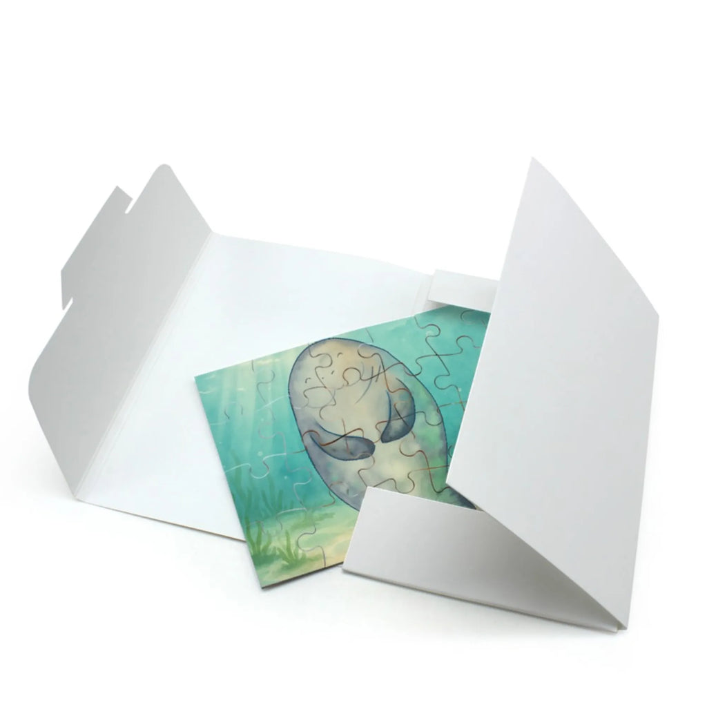 Puzzle Seekuh Happy Design Puzzle, Meerestiere, Meer, Urlaub, Neustart, Seekühe, Respekt, Zufrieden, Achtsamkeit, Freundin, Neuanfang, Selbstliebe, Liebeskummer, Seekuh