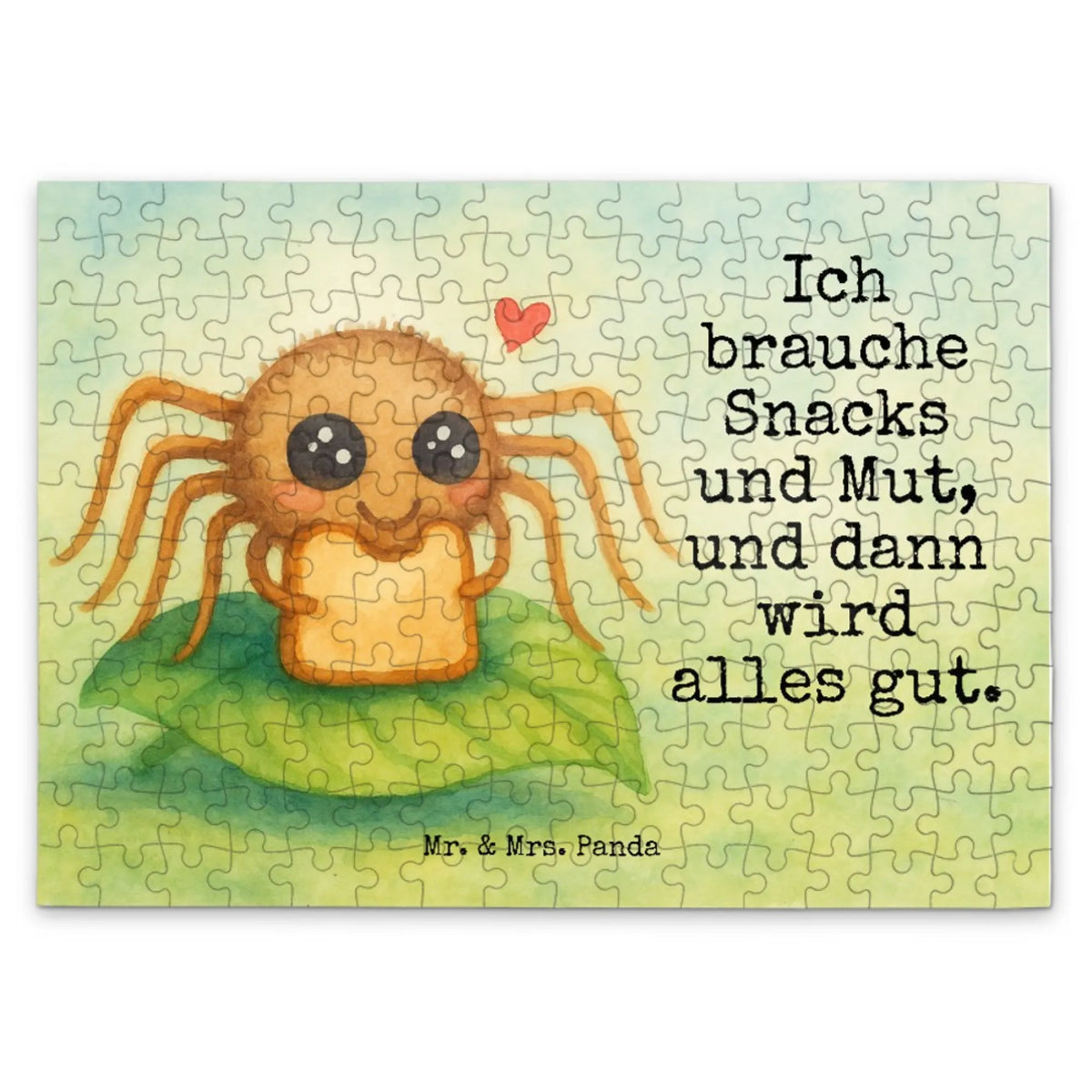 Puzzle Spinne Agathe Sandwich Design Puzzle, 1500 Teile Puzzle, 500 Teile Puzzle, 1000 Teile Puzzle, Legespiel, 300 Teile Puzzle, 2000 Teile Puzzle, Puzzlespiel, Geduldspiel, Merchandise, Videos, Agathe, Spinne Agathe, Spinne, Hunger, Hungrig, Glück, Lebensfreude, Verfressen, Mut, Alles Wird gut