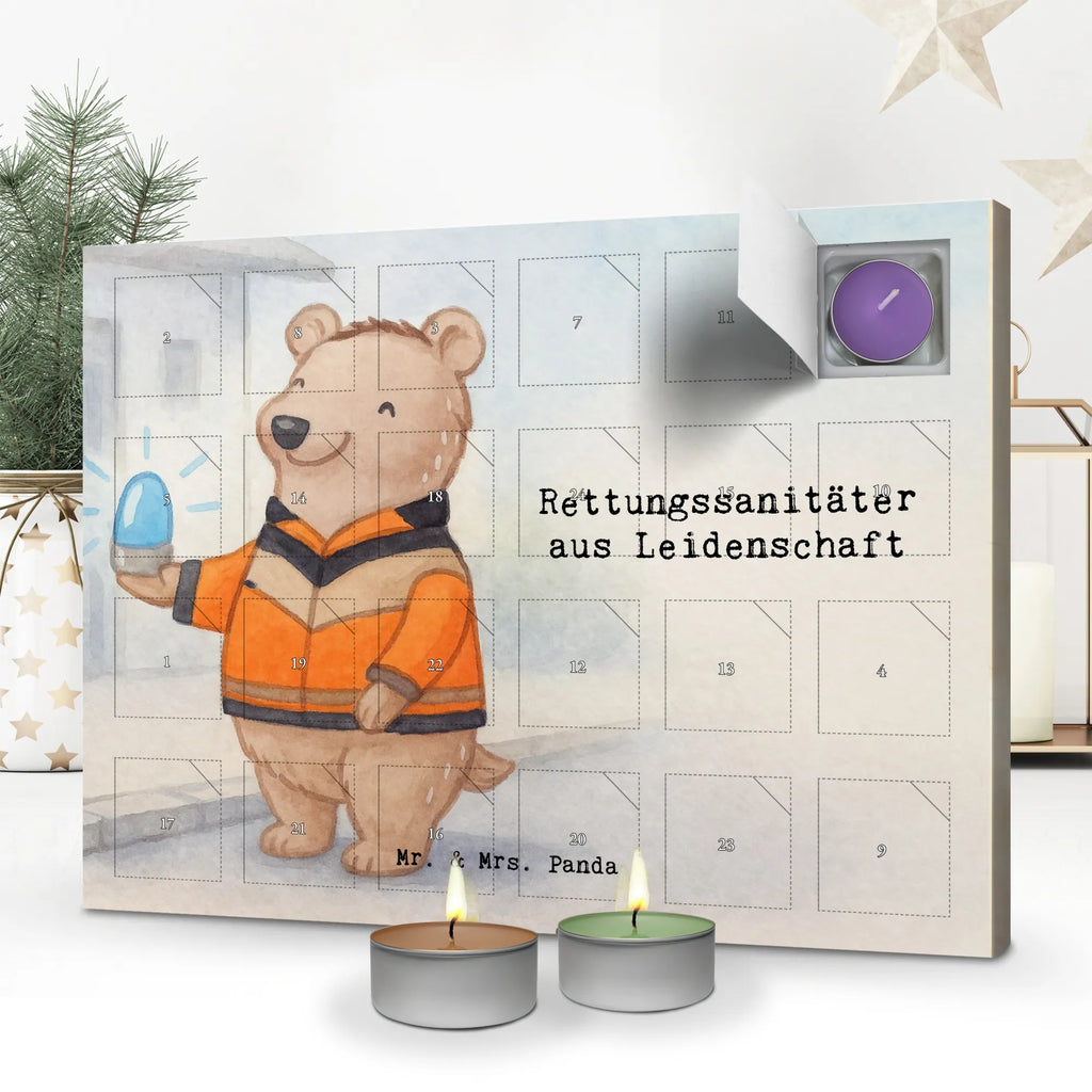 Scented candle advent calendar Paramedic Passion Design gift, gift idea, best, farewell gift, passing exam, anniversary, retirement, promotion, job start, sayings, funny, profession