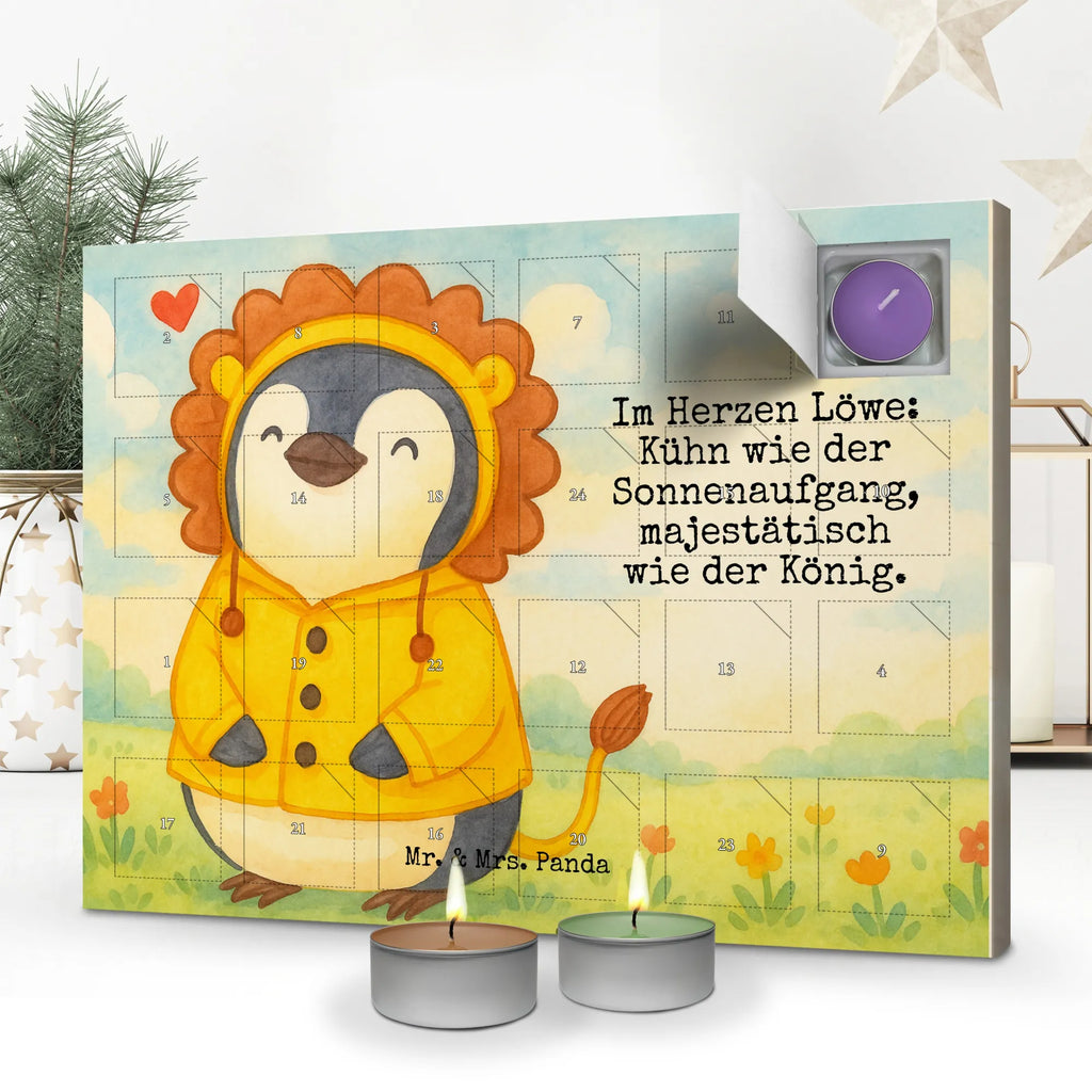 Scented candle advent calendar Lion Astrology Design constellations, birthdays, astrology, zodiac, date of birth, month of birth