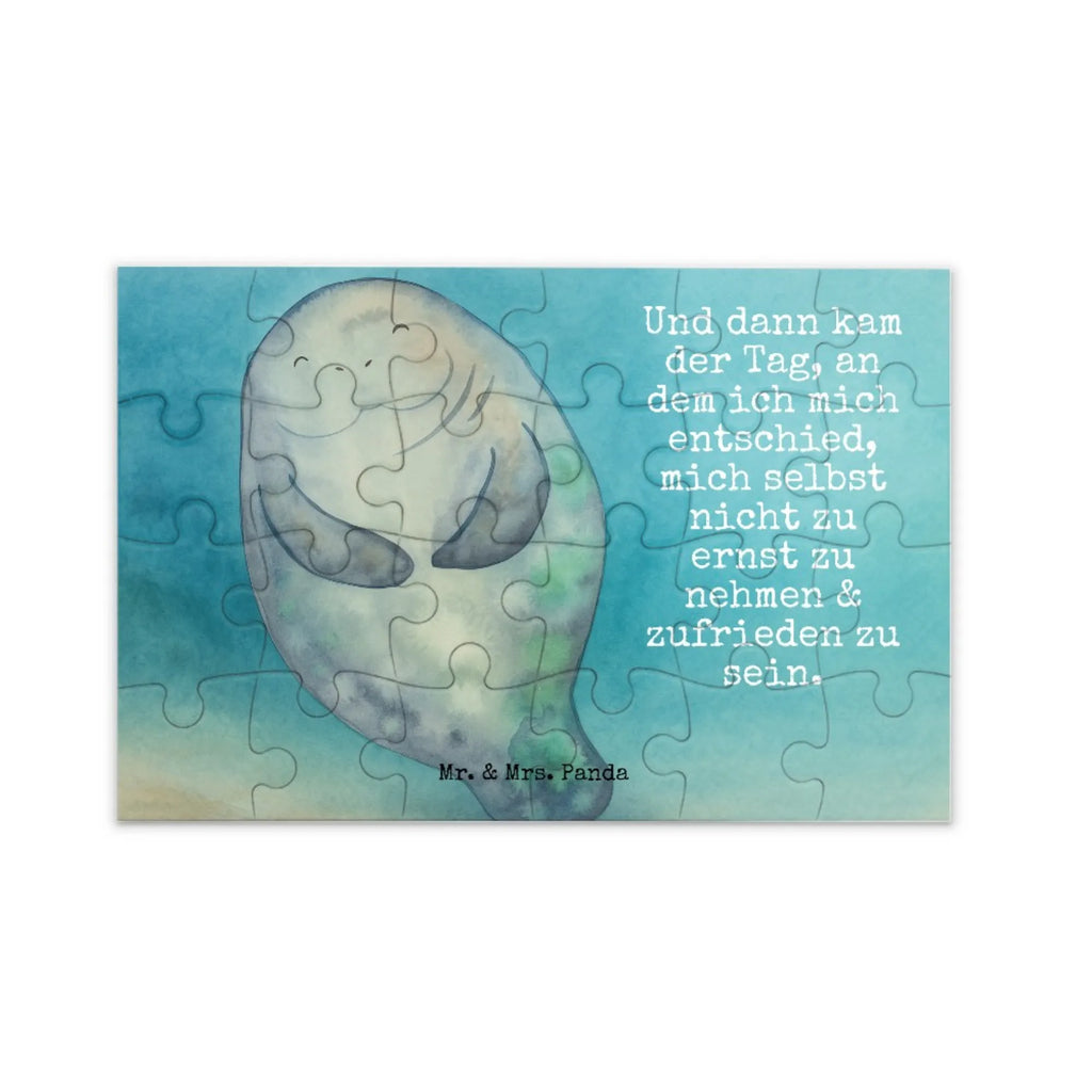 Puzzle Seekuh Happy Design Puzzle, Meerestiere, Meer, Urlaub, Neustart, Seekühe, Respekt, Zufrieden, Achtsamkeit, Freundin, Neuanfang, Selbstliebe, Liebeskummer, Seekuh