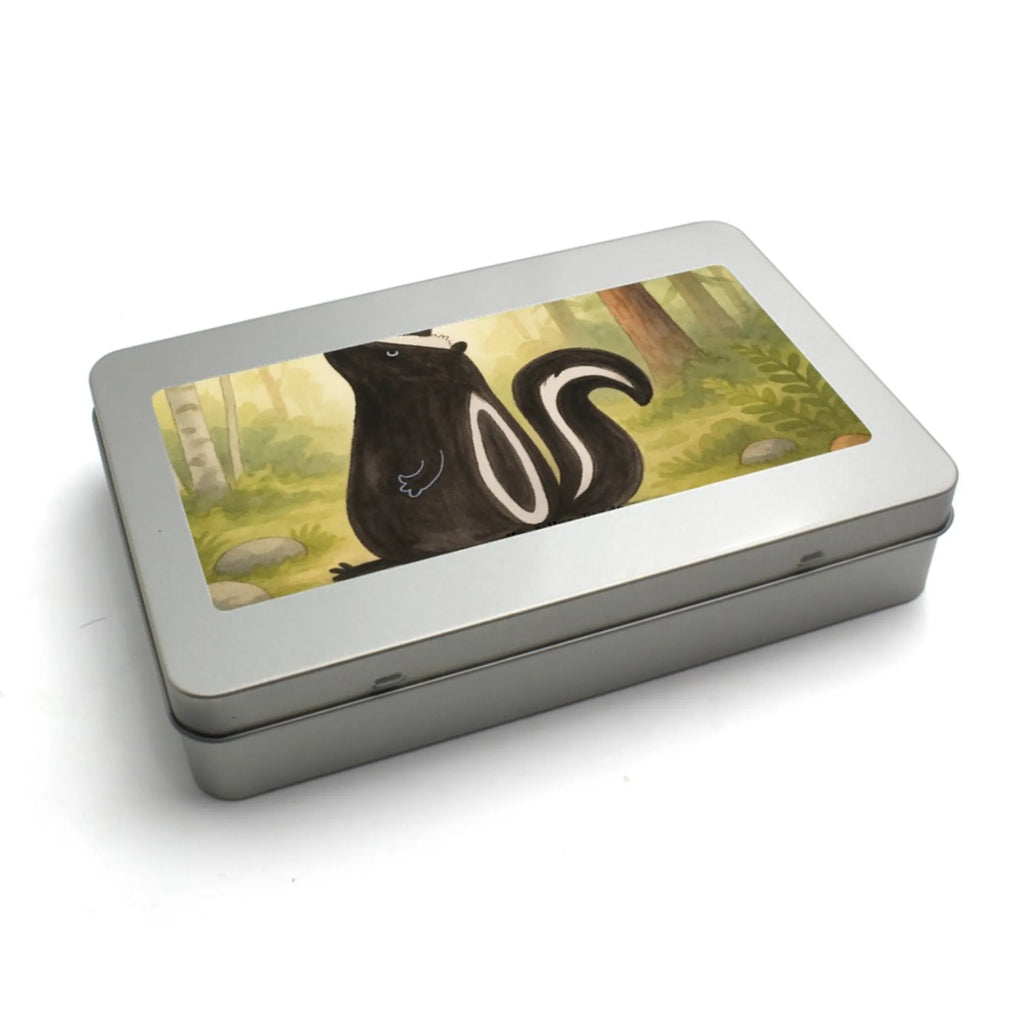 Puzzle Stinktier Sitzen Design Puzzle, Stinktier, Skunk, Wildtier, Stinki, Besserwisser, Stinker, Raubtier, Büro, Recht, Spruch