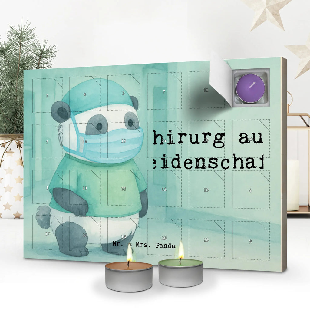 Scented candle advent calendar surgeon Passion Design gift, gift idea, best, farewell gift, passing exam, anniversary, retirement, promotion, job start, sayings, funny, profession