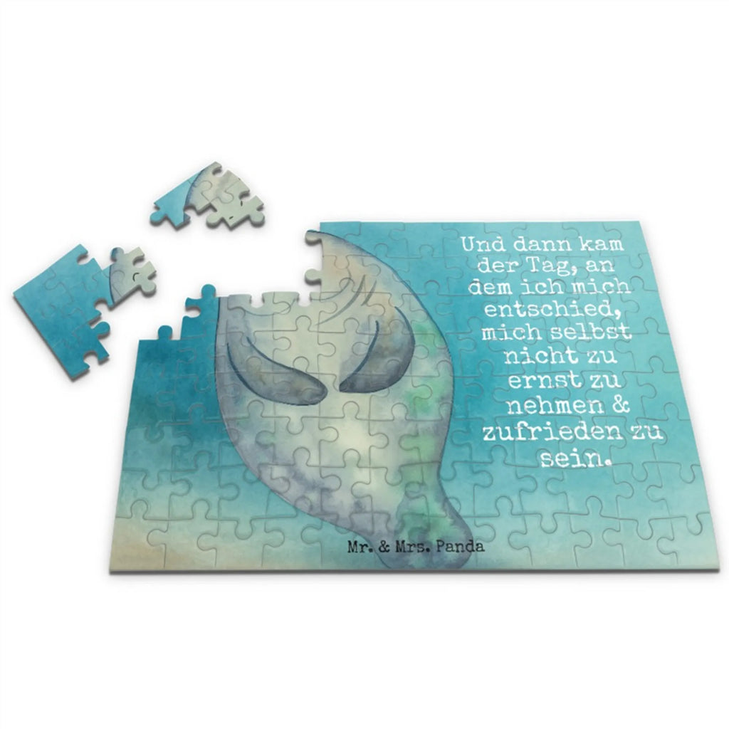 Puzzle Seekuh Happy Design Puzzle, Meerestiere, Meer, Urlaub, Neustart, Seekühe, Respekt, Zufrieden, Achtsamkeit, Freundin, Neuanfang, Selbstliebe, Liebeskummer, Seekuh