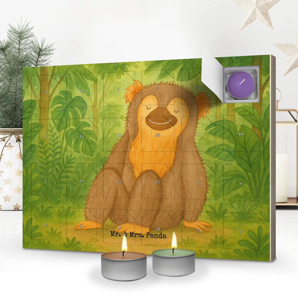 Scented candle advent calendar Monkey Design Africa, monkeys, monkey, selfcare, motivation, love, respect, self-love, self-confidence, self-esteem