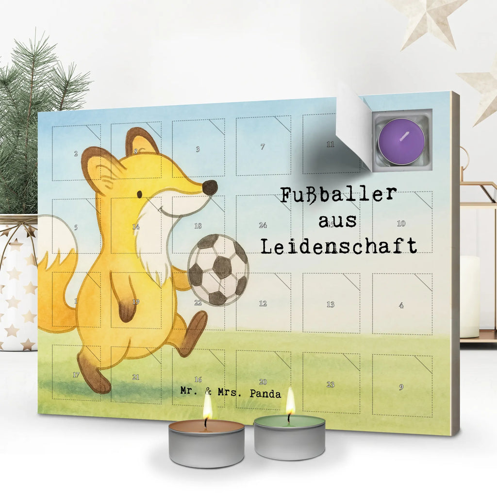 Scented candle advent calendar soccer player Passion Design gift, gift idea, best, farewell gift, passing exam, anniversary, retirement, promotion, job start, sayings, funny, profession