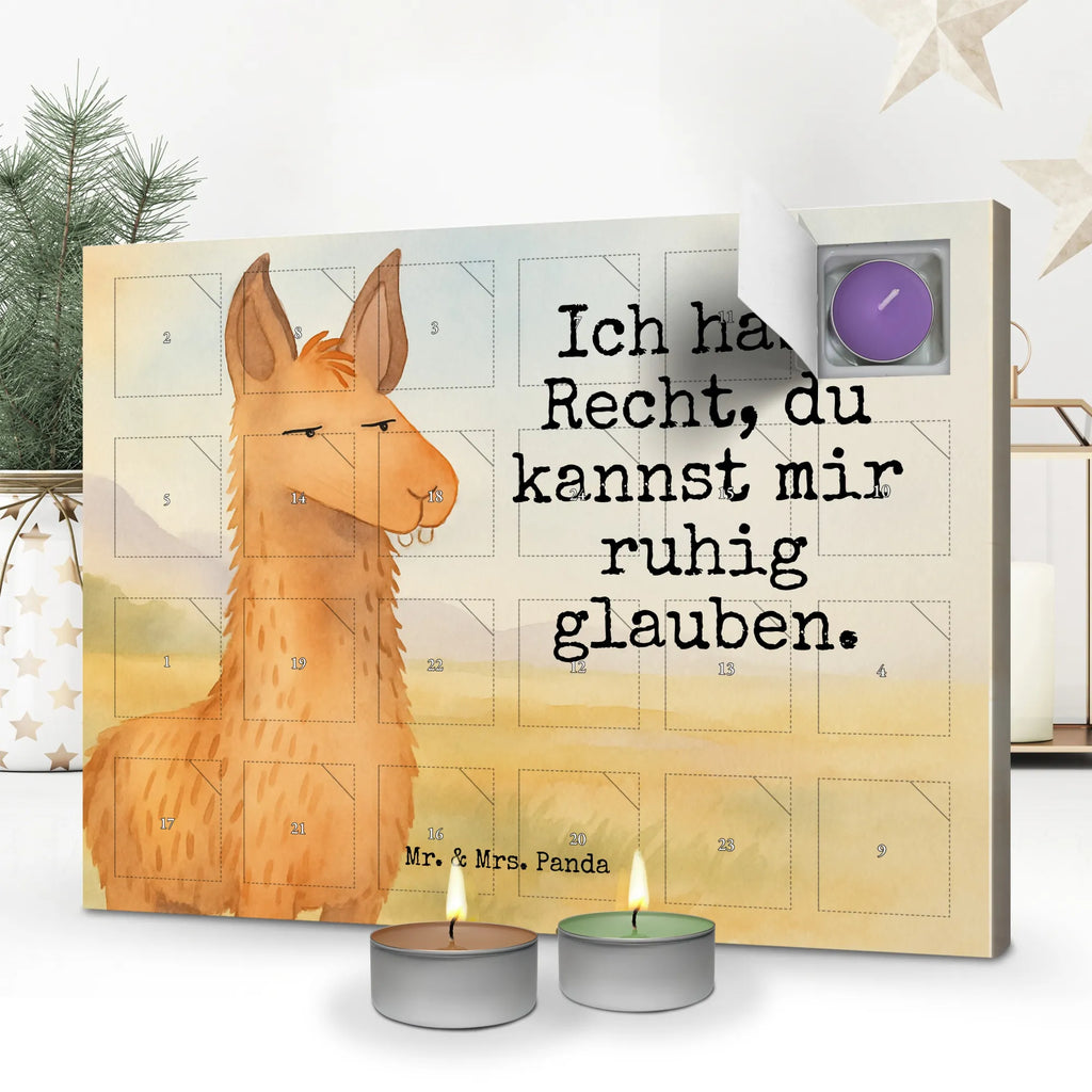 Scented candle advent calendar llama head Annoyed Design Llama, llama, alpaca, trendy animal, girlfriend, apprentice, office, boss, lamas, best friend, being right, partner, being annoyed, lama, office life