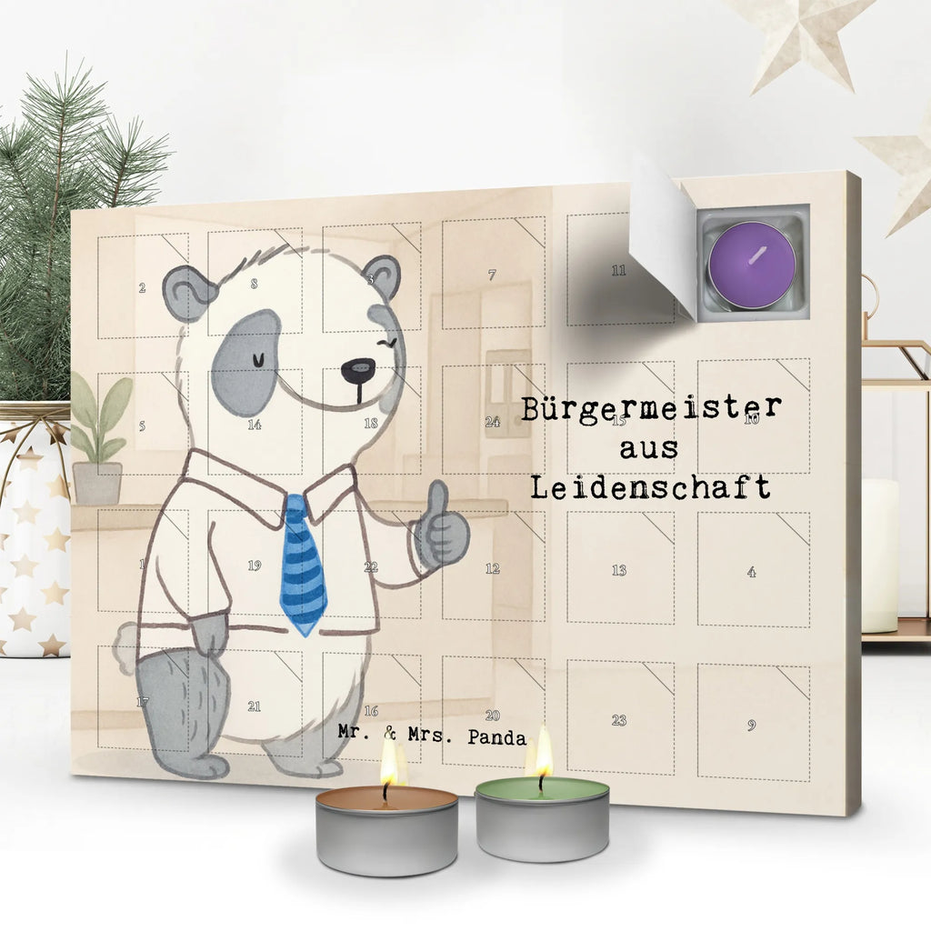 Scented candle advent calendar Mayor Passion Design gift, gift idea, best, farewell gift, passing exam, anniversary, retirement, promotion, job start, sayings, funny, profession