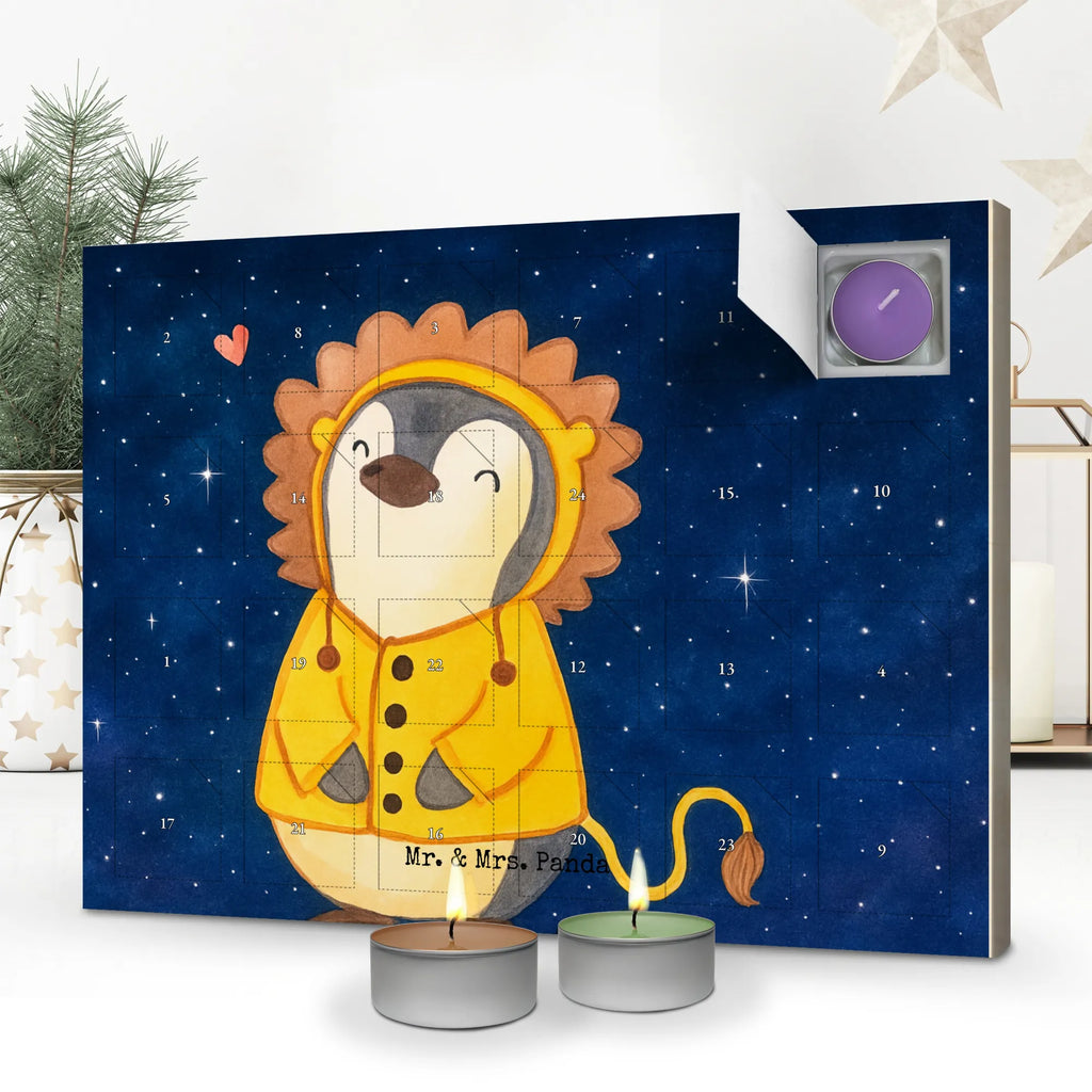 Scented candle advent calendar Lion Astrology Design constellations, birthdays, astrology, zodiac, date of birth, month of birth
