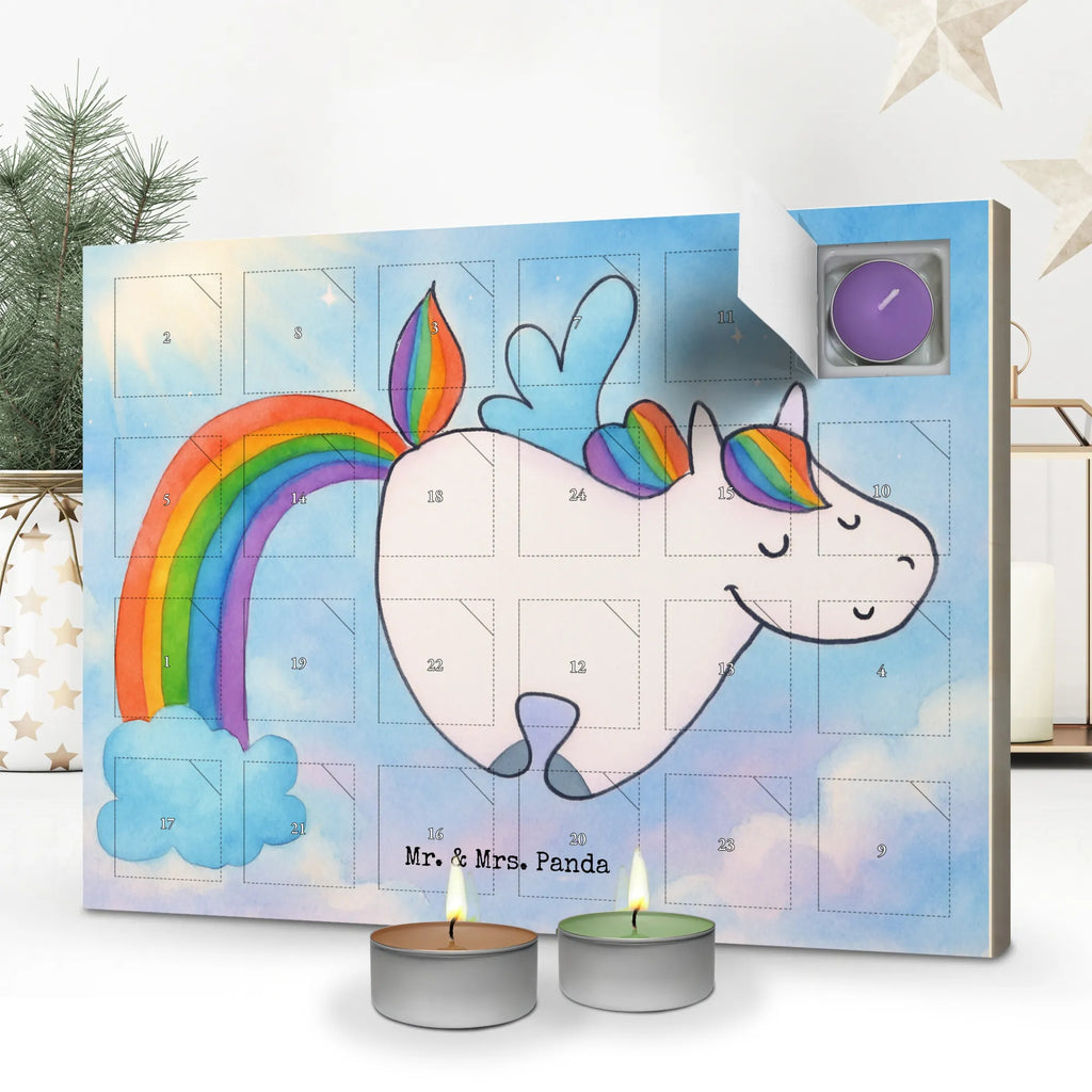 Scented candle advent calendar unicorn Pegasus Design unicorn, unicorns, reality, rainbow, glitter, growing up, saying fun, playing, unicorn love, Unicorn, pegasus