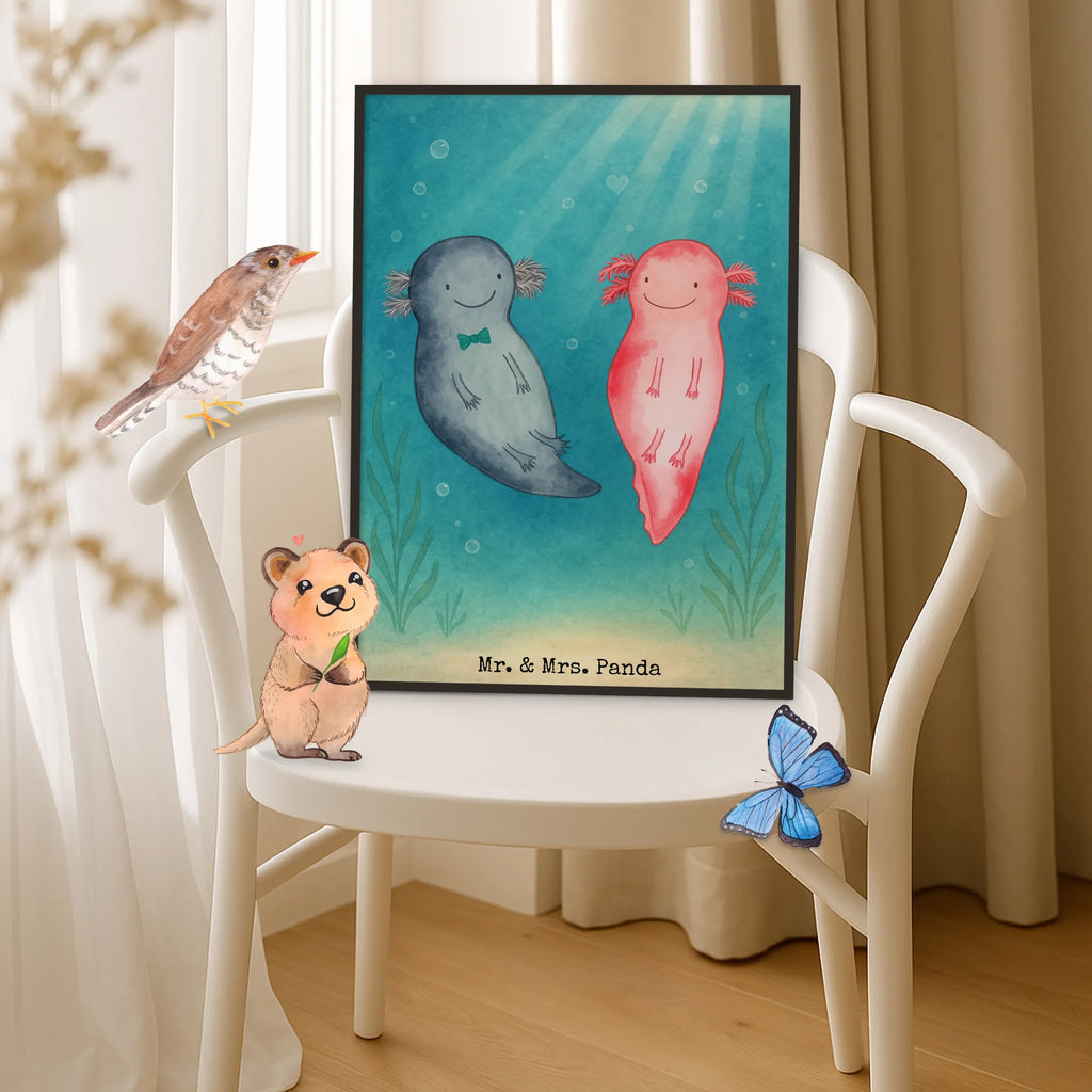 Poster Axolotl Liebe Design Raumdekoration, Designposter, Mr. & Mrs. Panda Poster, Kinderposter, Küchenposter, Wanddekoration, Posterdruck, Wanddeko Bild, Kunstdruck, Poster, Handgemaltes Poster, Bild, Wanddeko, Wandposter, Liebe, Partner, Freund, Freundin, Ehemann, Ehefrau, Heiraten, Verlobung, Heiratsantrag, Liebesgeschenk, Jahrestag, Hocheitstag, Mitbringsel, für Ehemann, Geschenk für Freundin, Geschenk für Partner, Hochzeitstag, Liebesbeweis, Valentinstag, für Männer, Geschenk für Frauen
