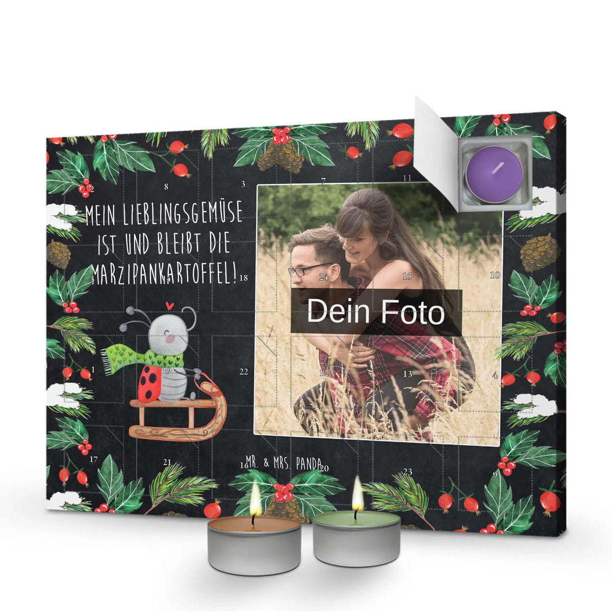  Smörle jazda na sankach Personalisierter Duftkerzen Foto Adventskalender, Advent, Heiligabend, Weihnachtsdeko, Wintermotiv, Weihnachten, Winter, Nikolaus, Smörle, Schlittenfahren, Marzipan