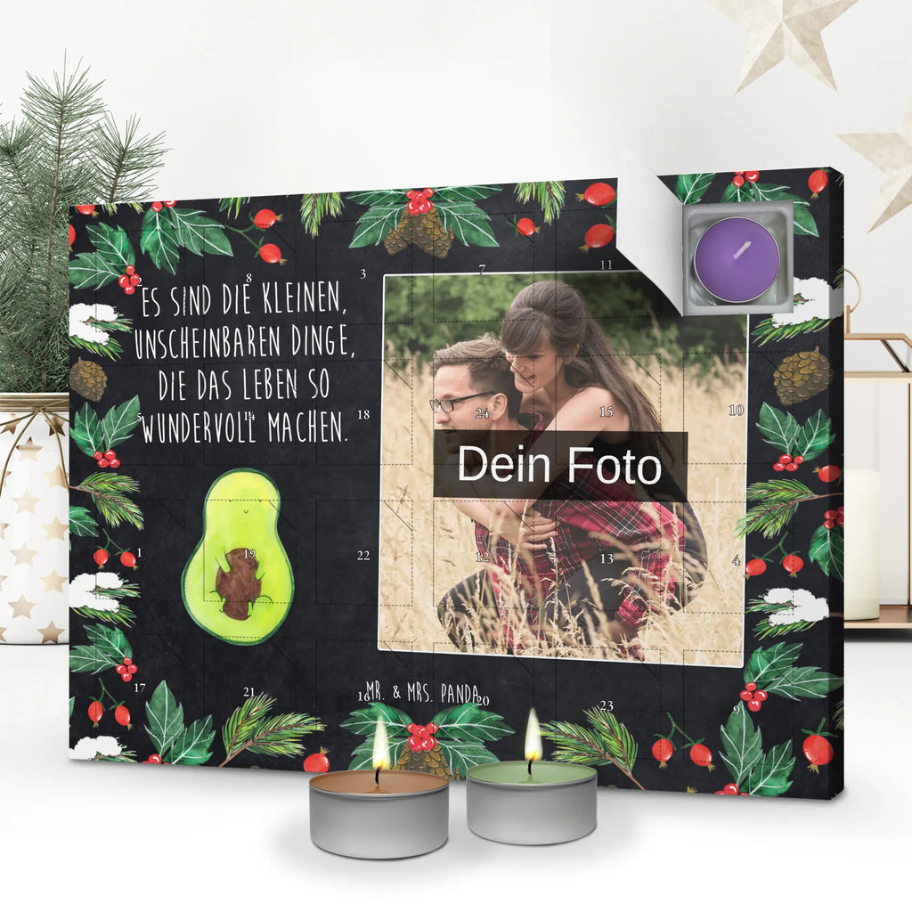 Personalisierter Duftkerzen Foto Adventskalender Avocado Kern Personalisierter Duftkerzen Foto Adventskalender, Avocado, Veggie, Vegan, Gesund, Avokado, Kern, Spruch Leben, Pflanze, Avocadokern