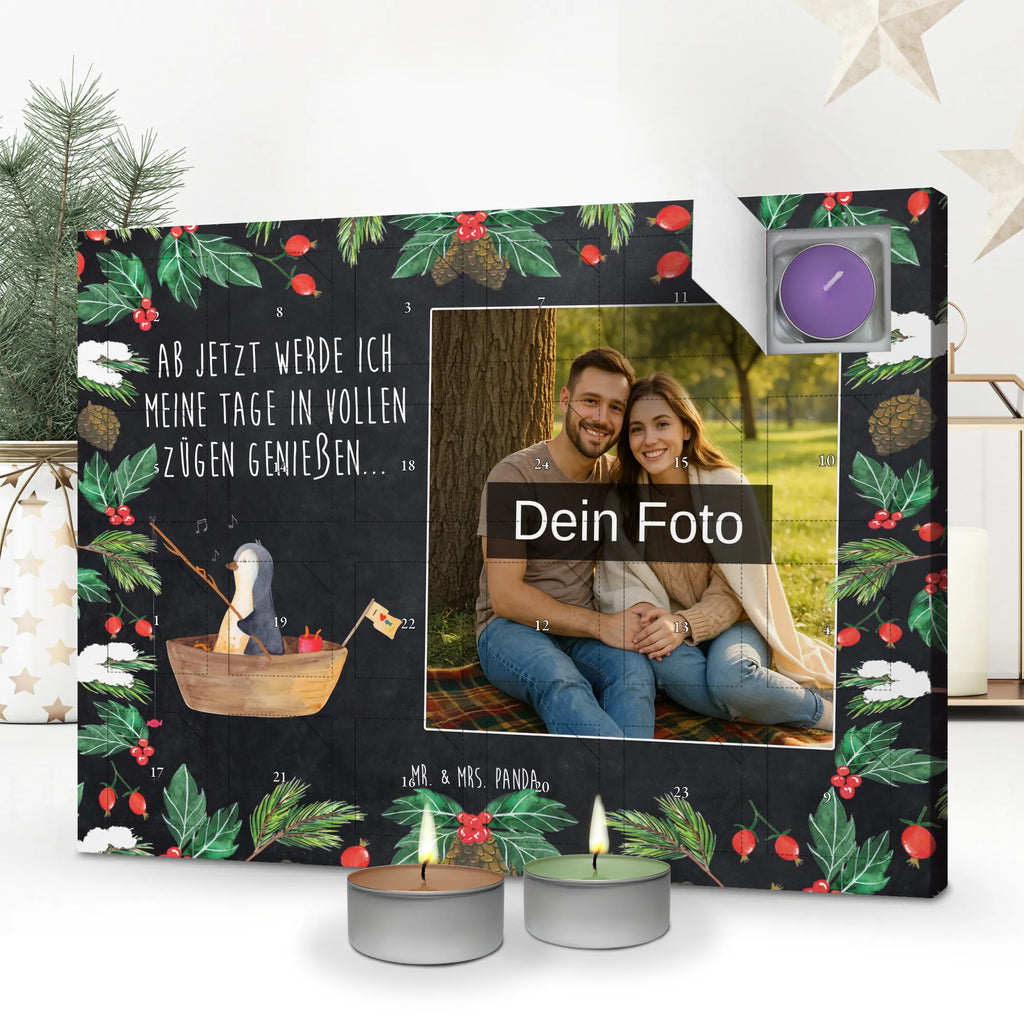 Personalisierter Duftkerzen Foto Adventskalender Pinguin Angelboot Personalisierter Duftkerzen Foto Adventskalender, Pinguin, Boot, Scheidung, genießen, Motivation, Angelboot, Neuanfang, Trennung, Lebenslust, Angeln, Leben, Neustart, Pinguine, Geschenkidee Liebeskummer