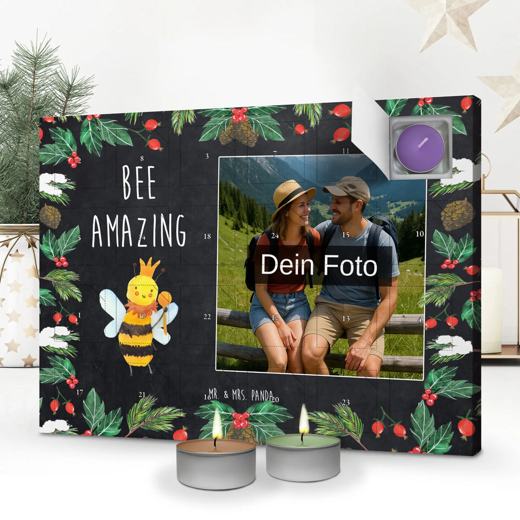 Personalisierter Duftkerzen Foto Adventskalender Biene König Personalisierter Duftkerzen Foto Adventskalender, Biene, Wespe, Hummel