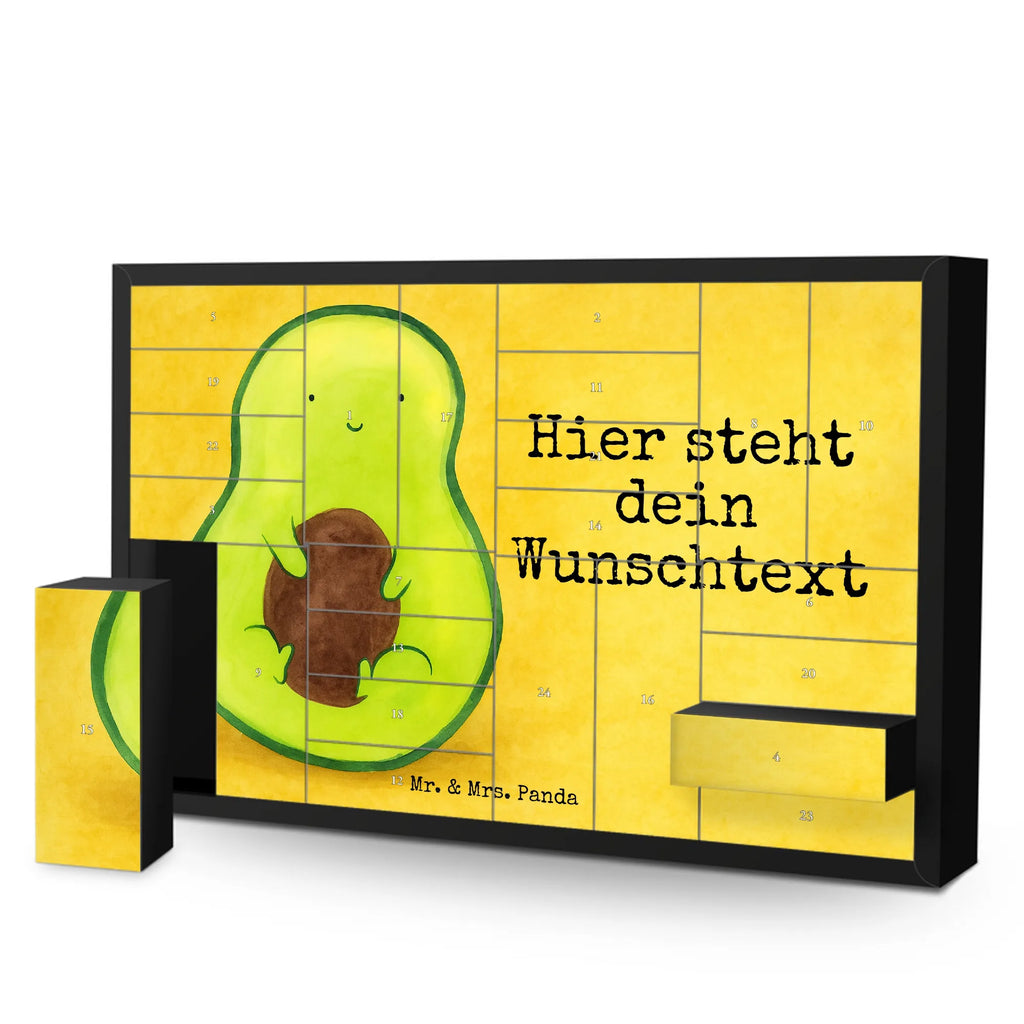 Personalisierter Befüllbarer Adventskalender Avocado Kern Design Adventskalender Zum Selbst Befüllen, Befüllbarer Adventskalender, Avocado, Veggie, Vegan, Gesund, Spruch Leben, Avokado, Pflanze, Avocadokern, Kern