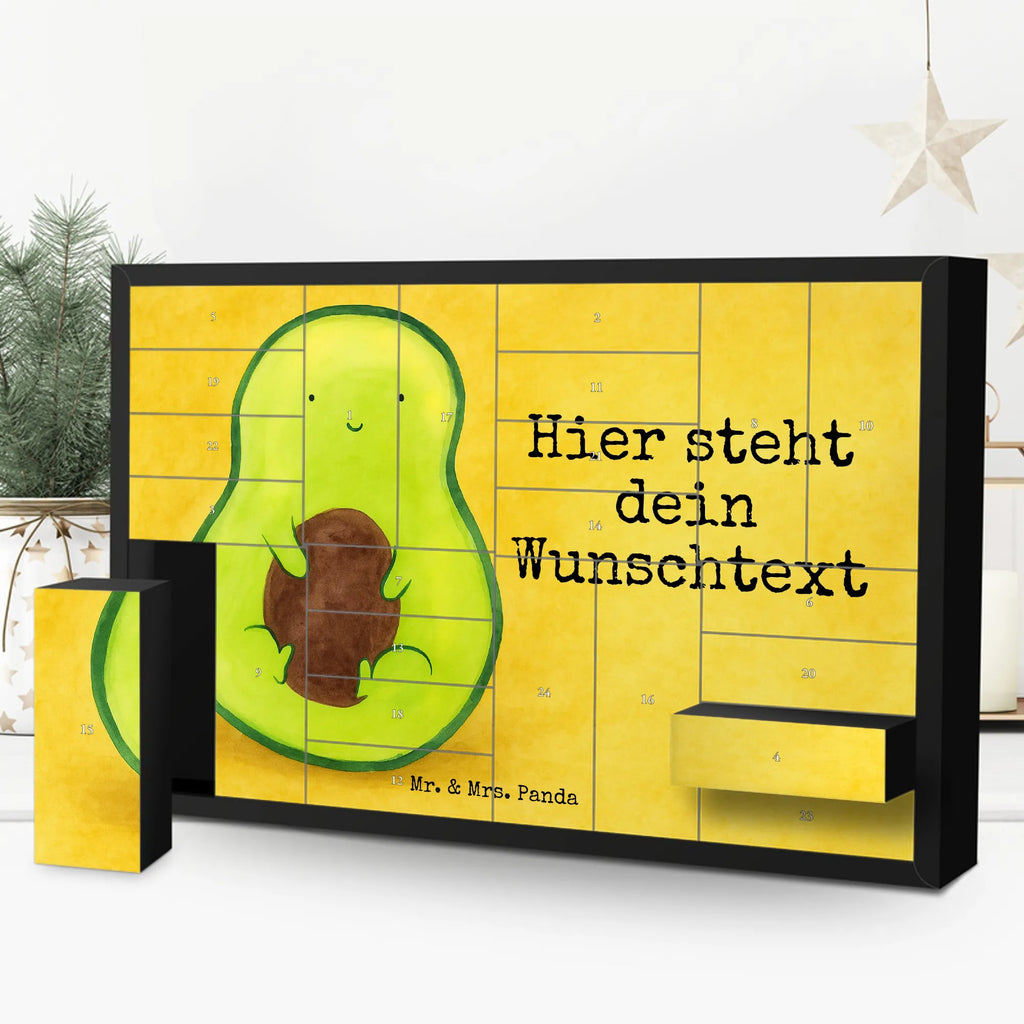 Personalisierter Befüllbarer Adventskalender Avocado Kern Design Adventskalender Zum Selbst Befüllen, Befüllbarer Adventskalender, Avocado, Veggie, Vegan, Gesund, Spruch Leben, Avokado, Pflanze, Avocadokern, Kern