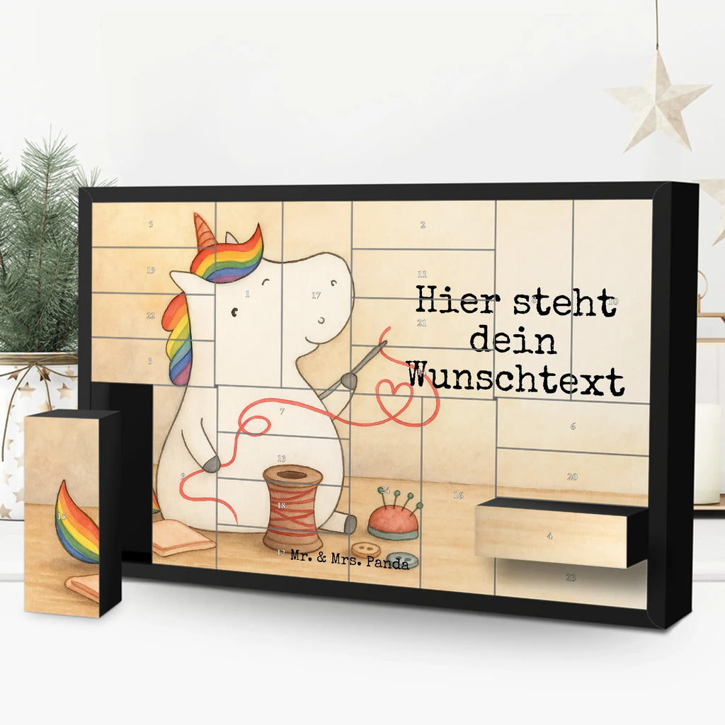 Personalisierter Befüllbarer Adventskalender Einhorn Näherin Design Befüllbarer Adventskalender, Adventskalender Zum Selbst Befüllen, Unicorn, Einhorn, Einhörner, Einhorn Deko, Freundin, Nähzimmer, Näherin, Basteln, Mädchen, Stricken, Häkeln, Nähen