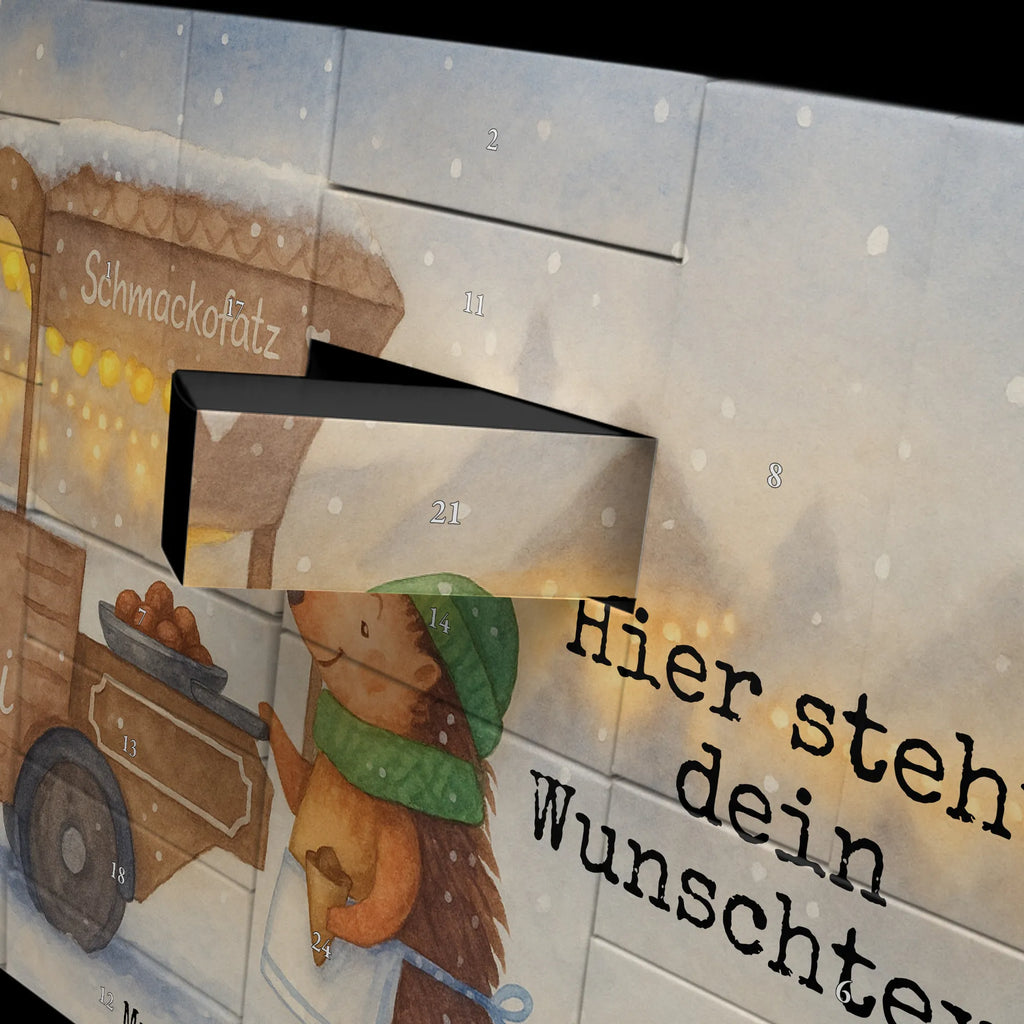 Personalisierter Befüllbarer Adventskalender Igel Maronen Design Befüllbarer Adventskalender, Adventskalender Zum Selbst Befüllen, Weihnachten, Winter, Weihnachtsdeko, Nikolaus, Advent, Heiligabend, Wintermotiv, Weihnachtsmarkt, Kastanien, Duft, Maronen