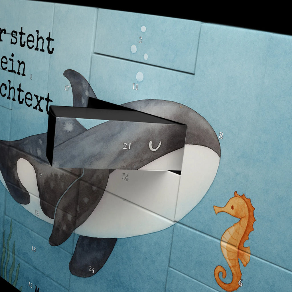 Personalisierter Befüllbarer Adventskalender Orca Design Befüllbarer Adventskalender, Adventskalender Zum Selbst Befüllen, Meer, Urlaub, Meerestiere, Büro, Orca, Möglichkeiten, Startup, Orcas, Neustart, Motivation, Selbstliebe, Wal, Arbeit, Killerwal