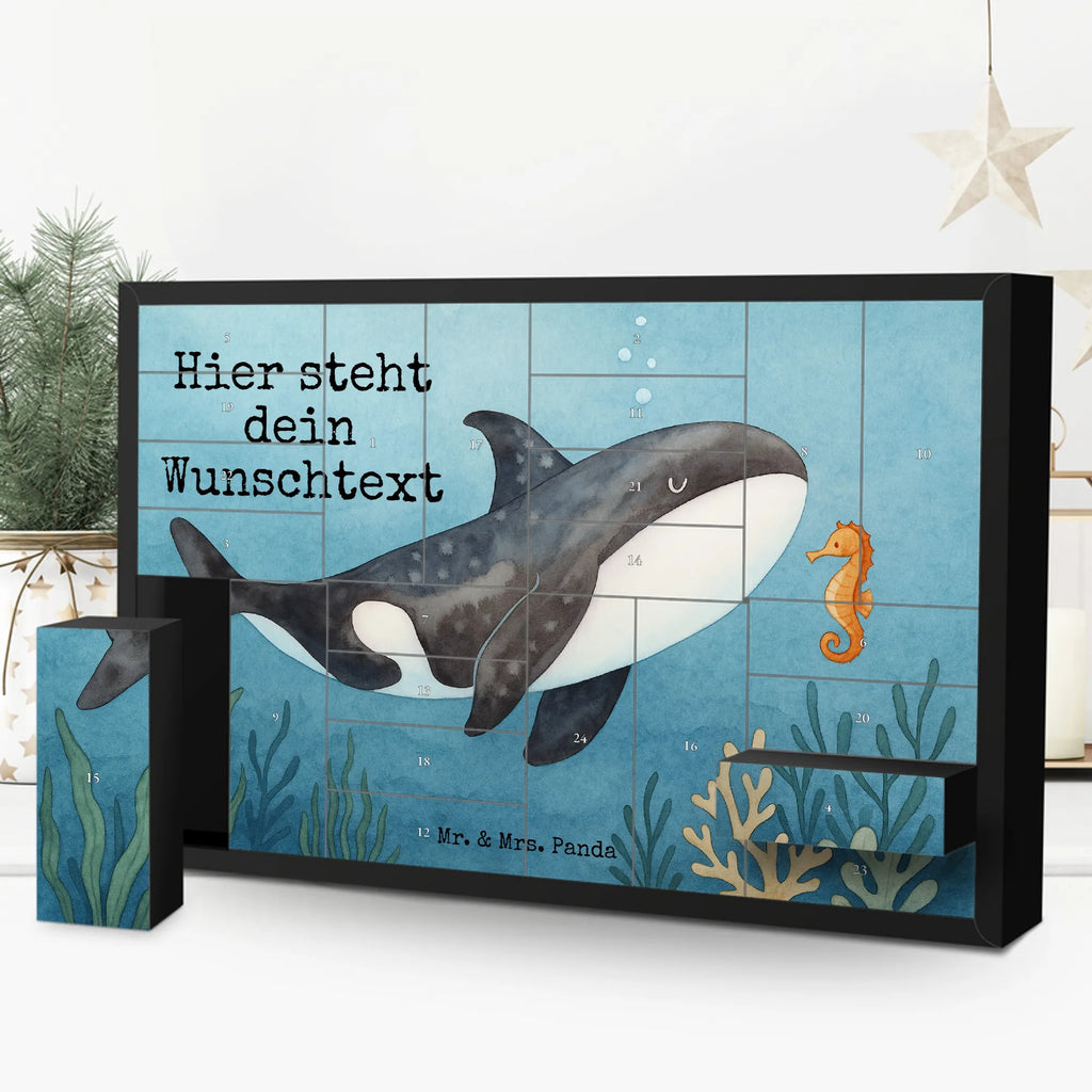 Personalisierter Befüllbarer Adventskalender Orca Design Befüllbarer Adventskalender, Adventskalender Zum Selbst Befüllen, Meer, Urlaub, Meerestiere, Büro, Orca, Möglichkeiten, Startup, Orcas, Neustart, Motivation, Selbstliebe, Wal, Arbeit, Killerwal