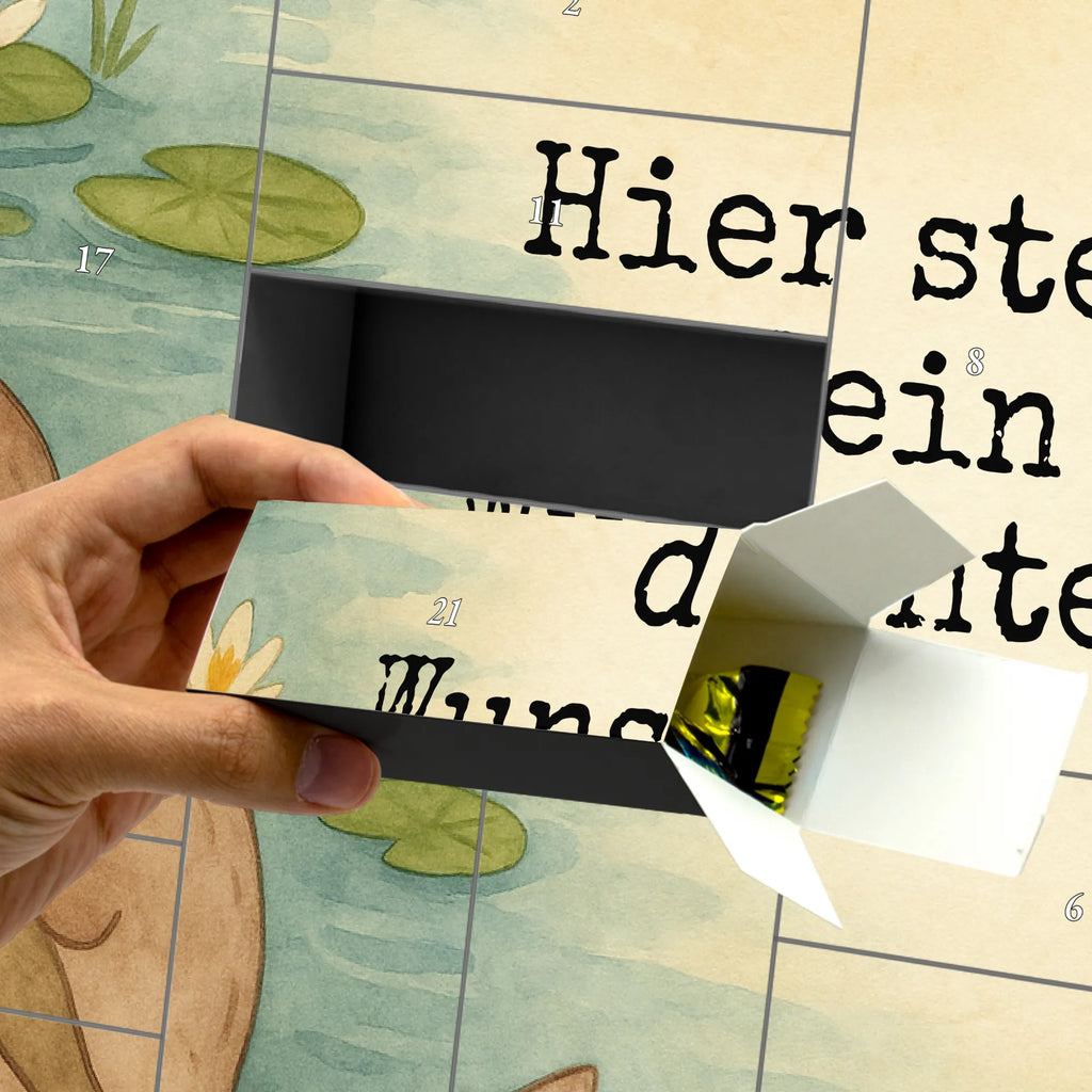 Personalisierter Befüllbarer Adventskalender Otter Kind Design Adventskalender Zum Selbst Befüllen, Befüllbarer Adventskalender, Otter, Fischotter, Seeotter, Otter Seeotter See Otter