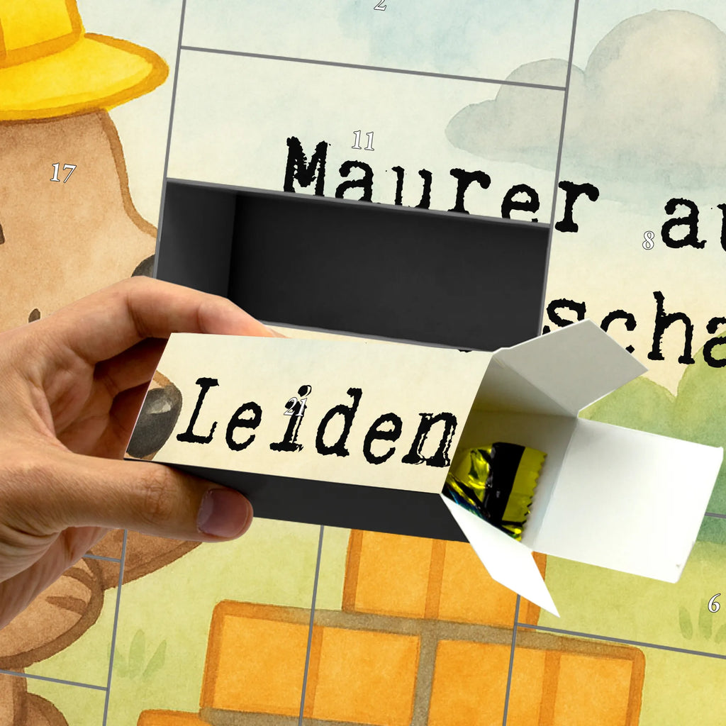 Fillable advent calendar bricklayer Passion Design self filling, Advent calendar 2020, Advent calendar men, Advent calendar women, Advent calendar, gift, gift idea, best, farewell gift, passing exam, anniversary, retirement, promotion, job start, sayings, funny, profession