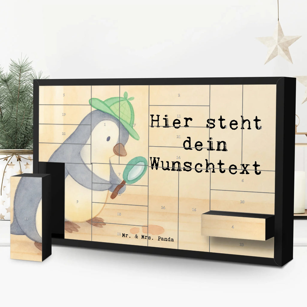 Personalisierter Befüllbarer Adventskalender Detektiv Leidenschaft Design Adventskalender Zum Selbst Befüllen, Befüllbarer Adventskalender, Geschenk, Schenken, Jubiläum, Danke, Dankeschön, Beruf, Ausbildung, Abschied, Rente, Kollege, Kollegin, Arbeitskollege, Mitarbeiter, Firma, Detektivausbildung, Ermittler, Spurensuche, Detektiv, Berufsdetektiv, Agent, Privatdetektei, Wirtschaftsdetektei