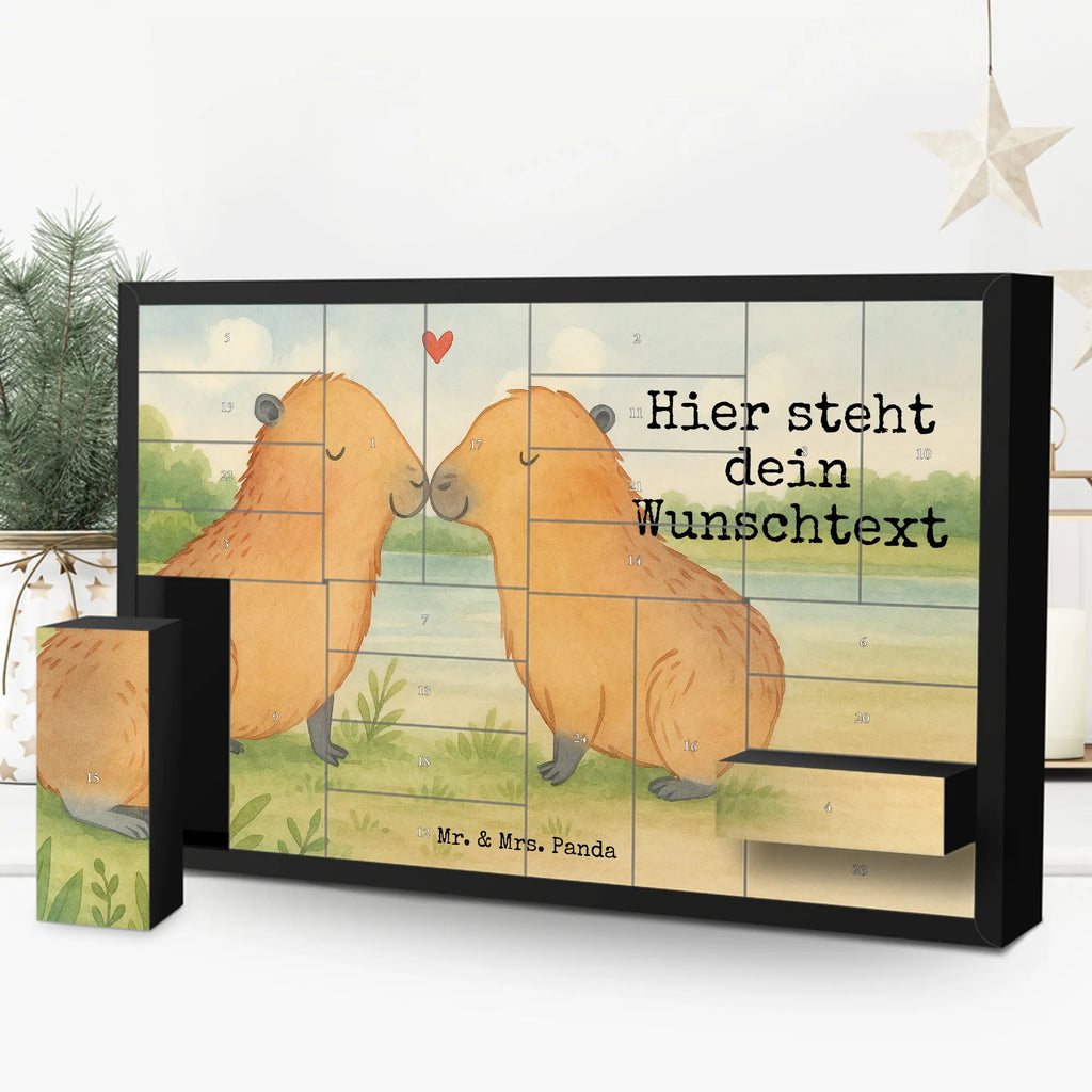 Personalisierter Befüllbarer Adventskalender Capybara Liebe Design Adventskalender Zum Selbst Befüllen, Befüllbarer Adventskalender, Lustige Sprüche, Tiere, Tiermotive, Gute Laune, Valentinstag, Ich Bin Deins, Handgezeichnet, Liebesspruch, Verliebt, Jahrestag, Du Bist Meins, Tierliebe, Partnertiere, Kuschel Capybaras, Romantisches Geschenk, Liebe, Paar, Verschmolzen, Liebesbeweis, Beziehung, Ehejubiläum, Herzlich, Geschenkidee, Capybara