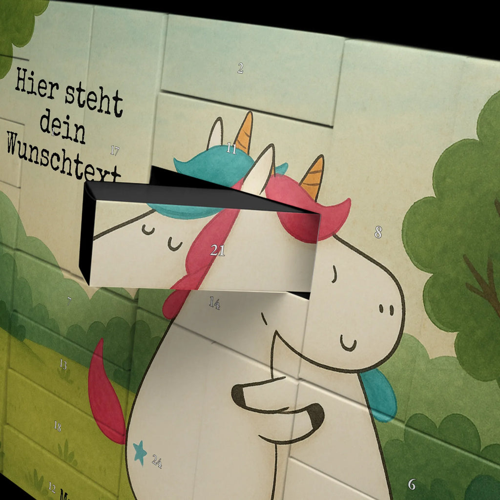 Personalisierter Befüllbarer Adventskalender Einhörner Umarmen Design Adventskalender Zum Selbst Befüllen, Befüllbarer Adventskalender, Unicorn, Einhorn, Einhörner, Einhorn Deko, Freundin, Schwestern, Sister, Schwester, Familie, Freundinnen, BFF, Liebe, Geschwister