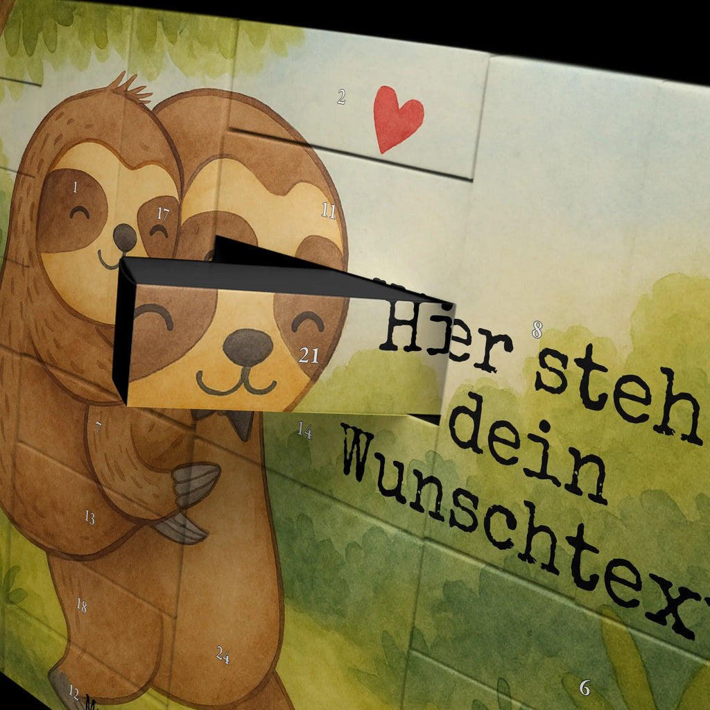 Personalisierter Befüllbarer Adventskalender Faultier Papa Design Adventskalender Zum Selbst Befüllen, Befüllbarer Adventskalender, Vatertag Geschenk, Papa Geschenke, Vater Geburtstag, Vatertag, Vater Geschenk, Papi Geschenk, Papa Geschenk