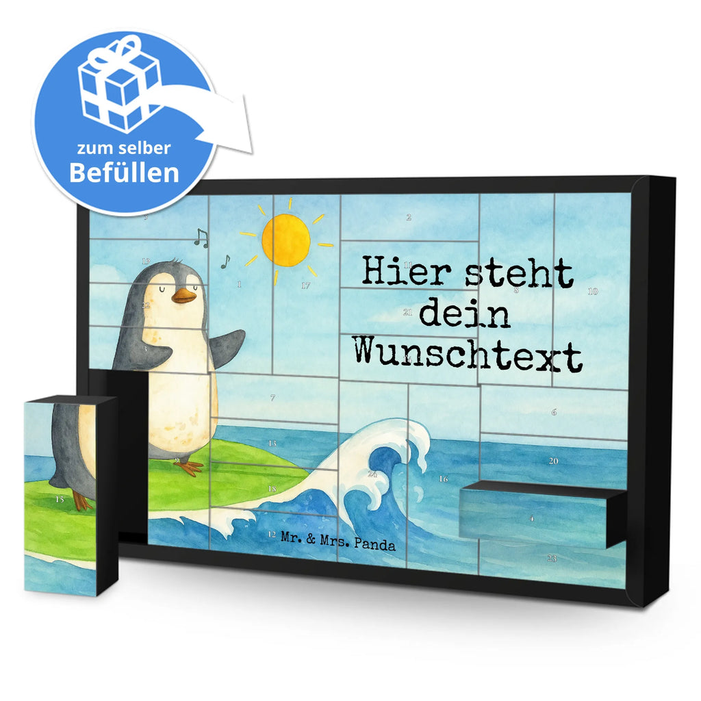 Personalisierter Befüllbarer Adventskalender Pinguin Surfer Design Befüllbarer Adventskalender, Adventskalender Zum Selbst Befüllen, Pinguin, Hawaii, Wellen, Surfer, Pinguine, Urlaub, Portugal, Surfen, Wellen Reiten