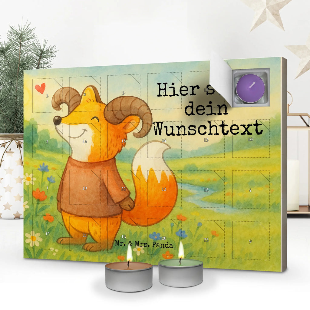 Personalisierter Duftkerzen Adventskalender Widder Astologie Design Personalisierter Duftkerzen Adventskalender, Sternzeichen, Tierkreiszeichen, Horoskop, Astrologie, Aszendent, Geburtstagsgeschenk, Geschenk, Widder