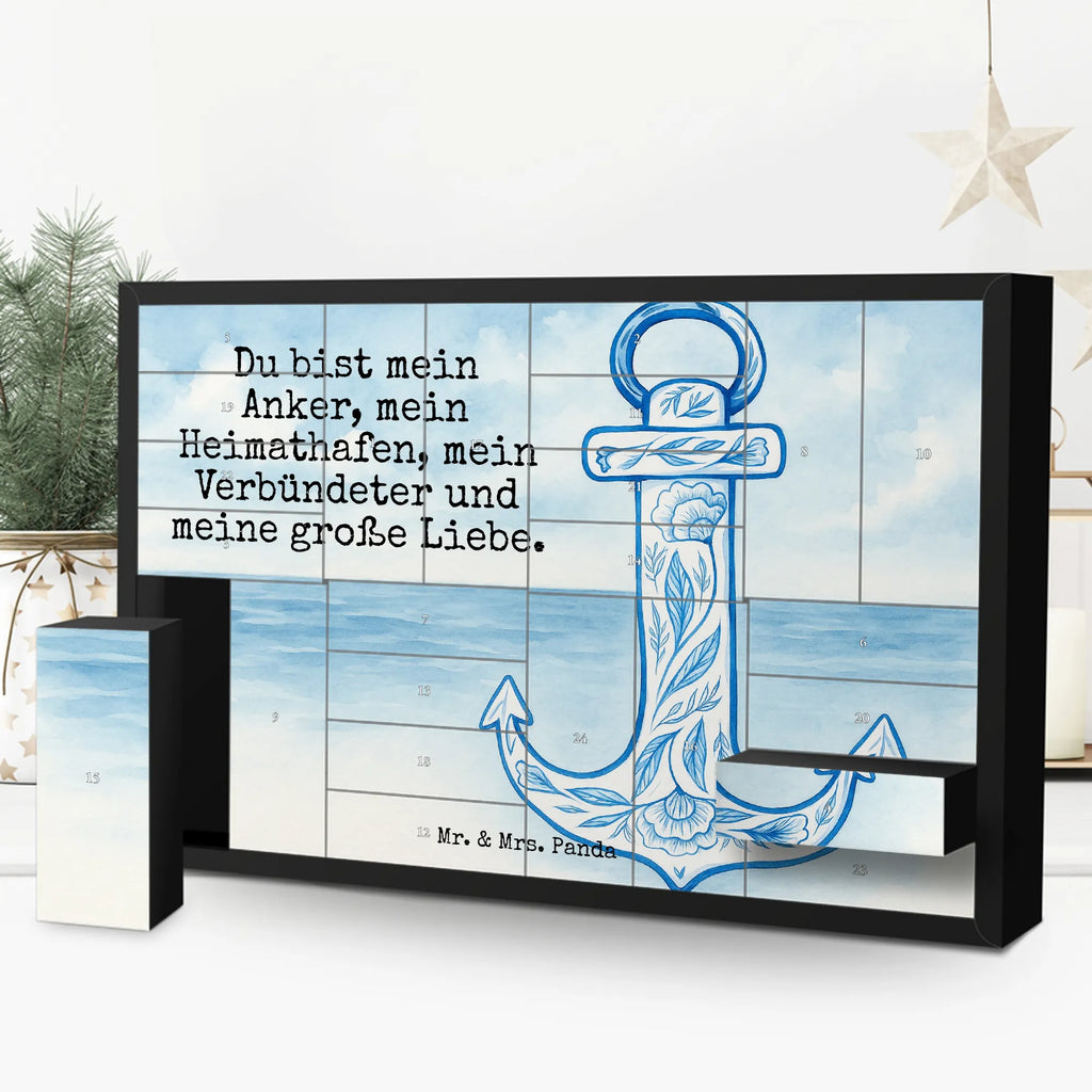 Fillable advent calendar anchor Blue Design card, gift ideas, gifts, small animals, cute, cute animal motives, hand drawn, funny sayings, good mood, special gifts, animal lover