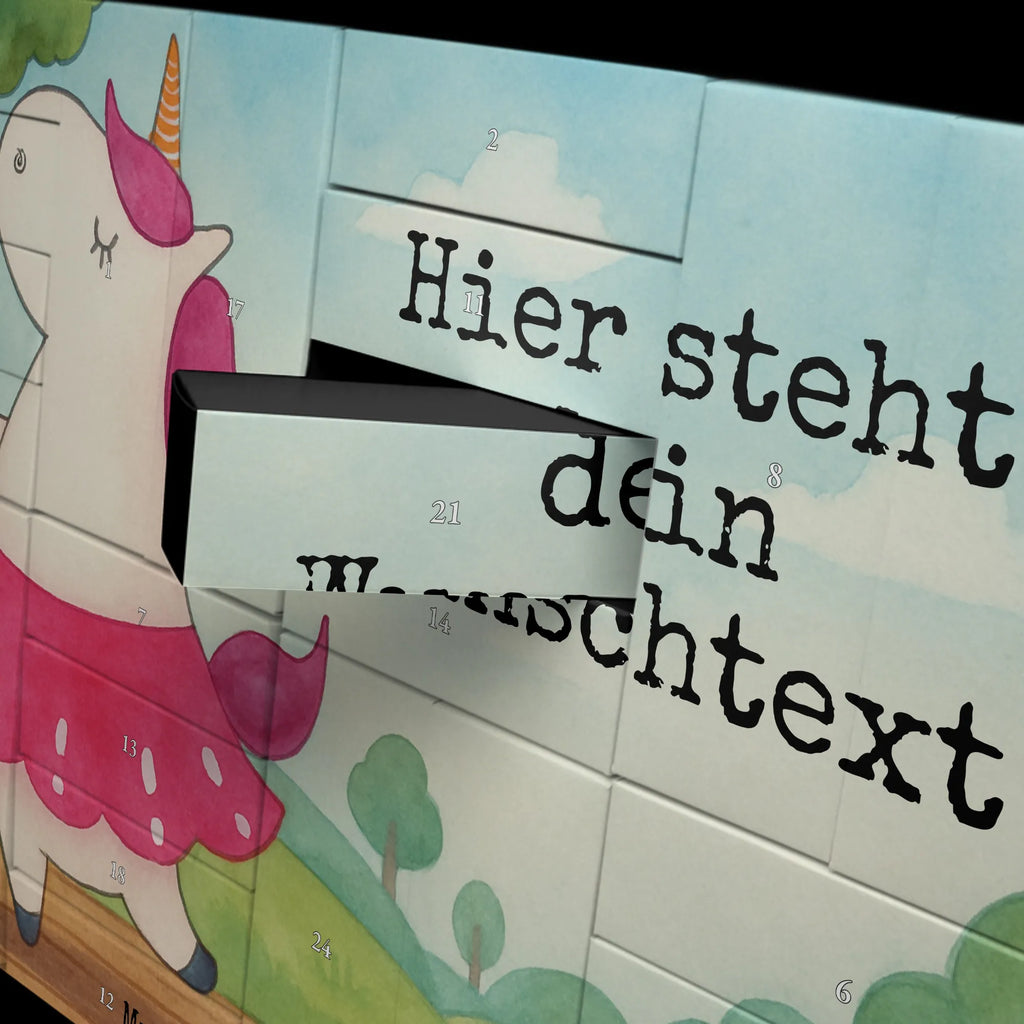 Personalisierter Befüllbarer Adventskalender Einhorn Ballerina Design Adventskalender Zum Selbst Befüllen, Befüllbarer Adventskalender, Unicorn, Einhorn, Einhörner, Einhorn Deko, Party, Tanzen, Lebensfreude, Ballerina, Tänzerin, Geburtstag, Lebenslust, Feiern, Spaß, Wohnung