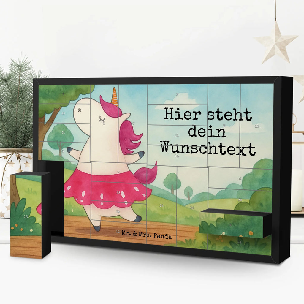Personalisierter Befüllbarer Adventskalender Einhorn Ballerina Design Adventskalender Zum Selbst Befüllen, Befüllbarer Adventskalender, Unicorn, Einhorn, Einhörner, Einhorn Deko, Party, Tanzen, Lebensfreude, Ballerina, Tänzerin, Geburtstag, Lebenslust, Feiern, Spaß, Wohnung
