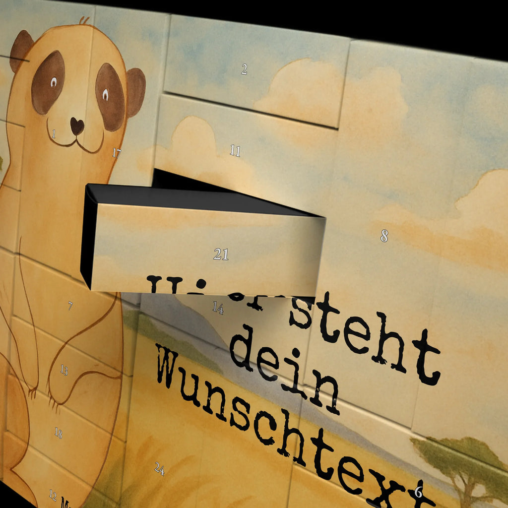 Personalisierter Befüllbarer Adventskalender Erdmännchen Design Adventskalender Zum Selbst Befüllen, Befüllbarer Adventskalender, Afrika, Wildtiere, Afrikareise, Traveling, Erdmännchen, Reisen, Weltreise, Roadtrip, Spruch