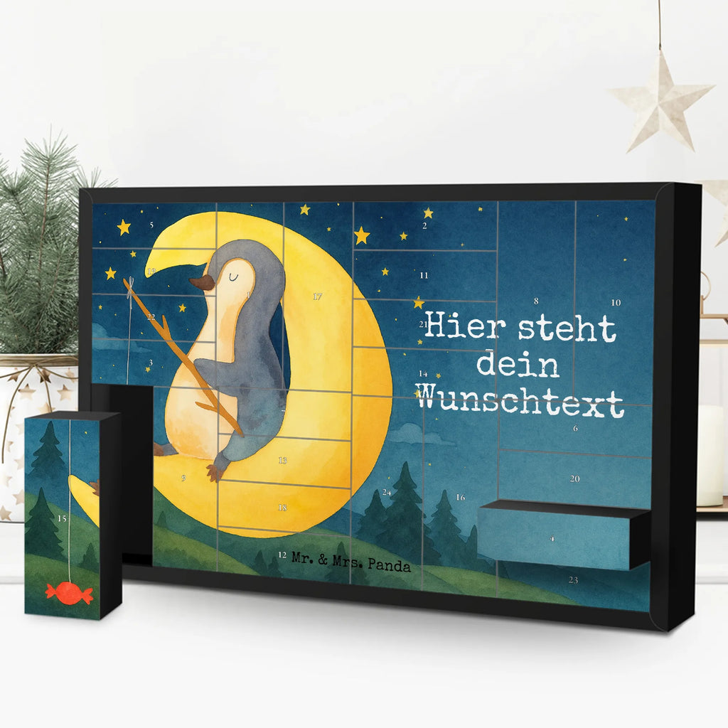  Penguin moon Design Penguin, North Pole, Winter, Penguins, saying, sleep, insomnia, falling asleep, bedroom, night's rest, penguins, guest room